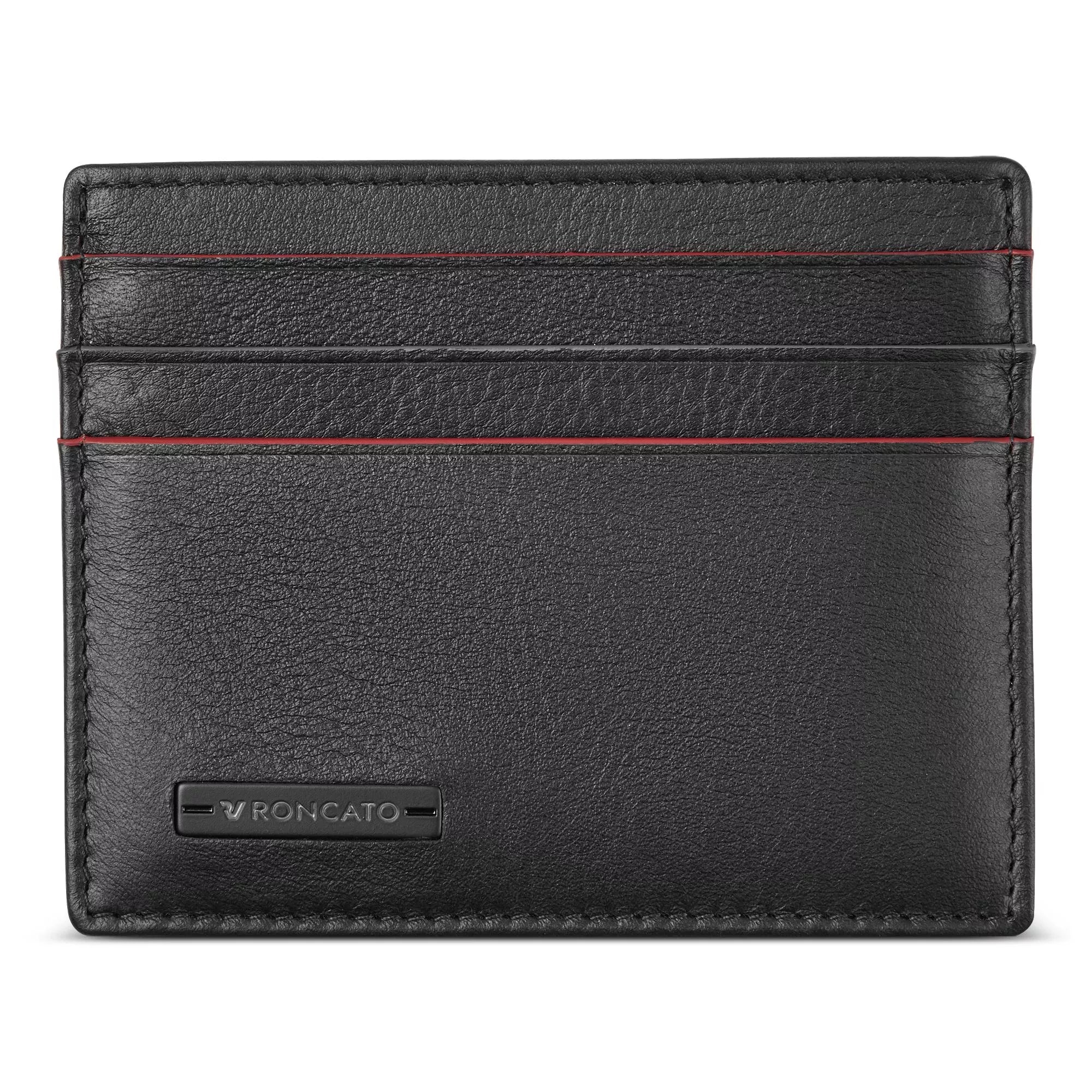 Porta carte Piquadro in pelle compatto ed elegante per uso quotidiano NERO TU | Giò Fashion