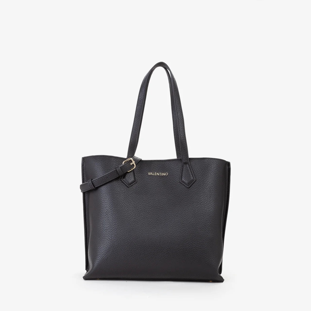 Valentino borsa shopper donna con tracolla logata Nero TU | Giò Fashion
