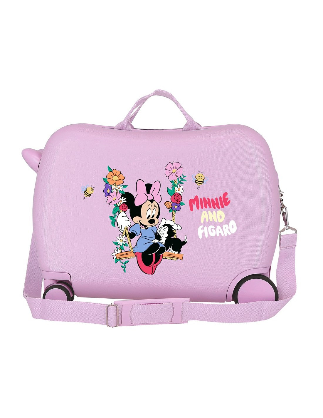 Disney Minnie Mouse Trolley Bambina 50 cm Valigia Rigida in ABS 38 Litri
