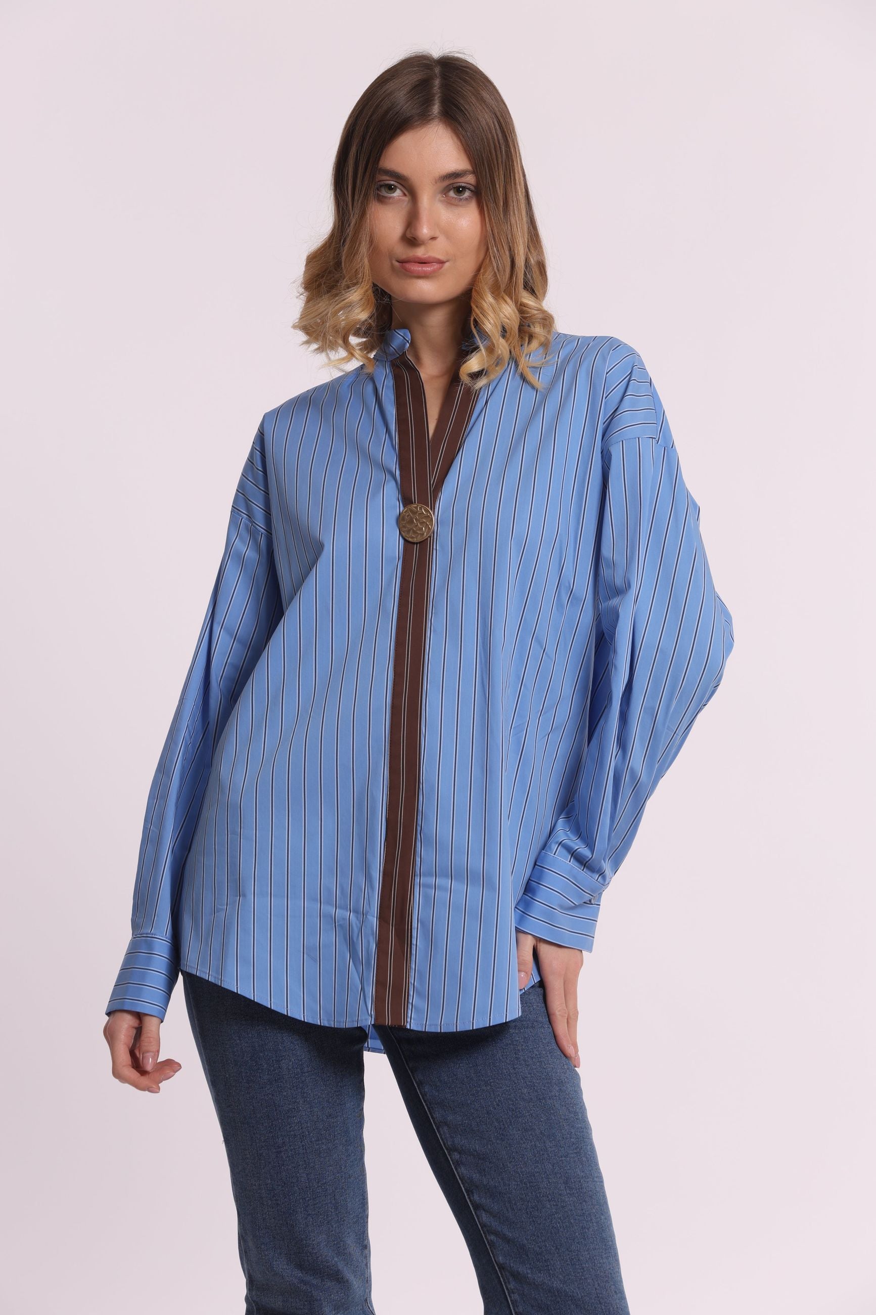 Blusa Donna Mimi Mua con Scollo a V