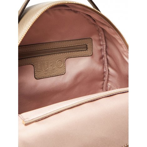 Zaino Liu Jo Better con tasca frontale e spallacci regolabili TAUPE TU | Giò Fashion