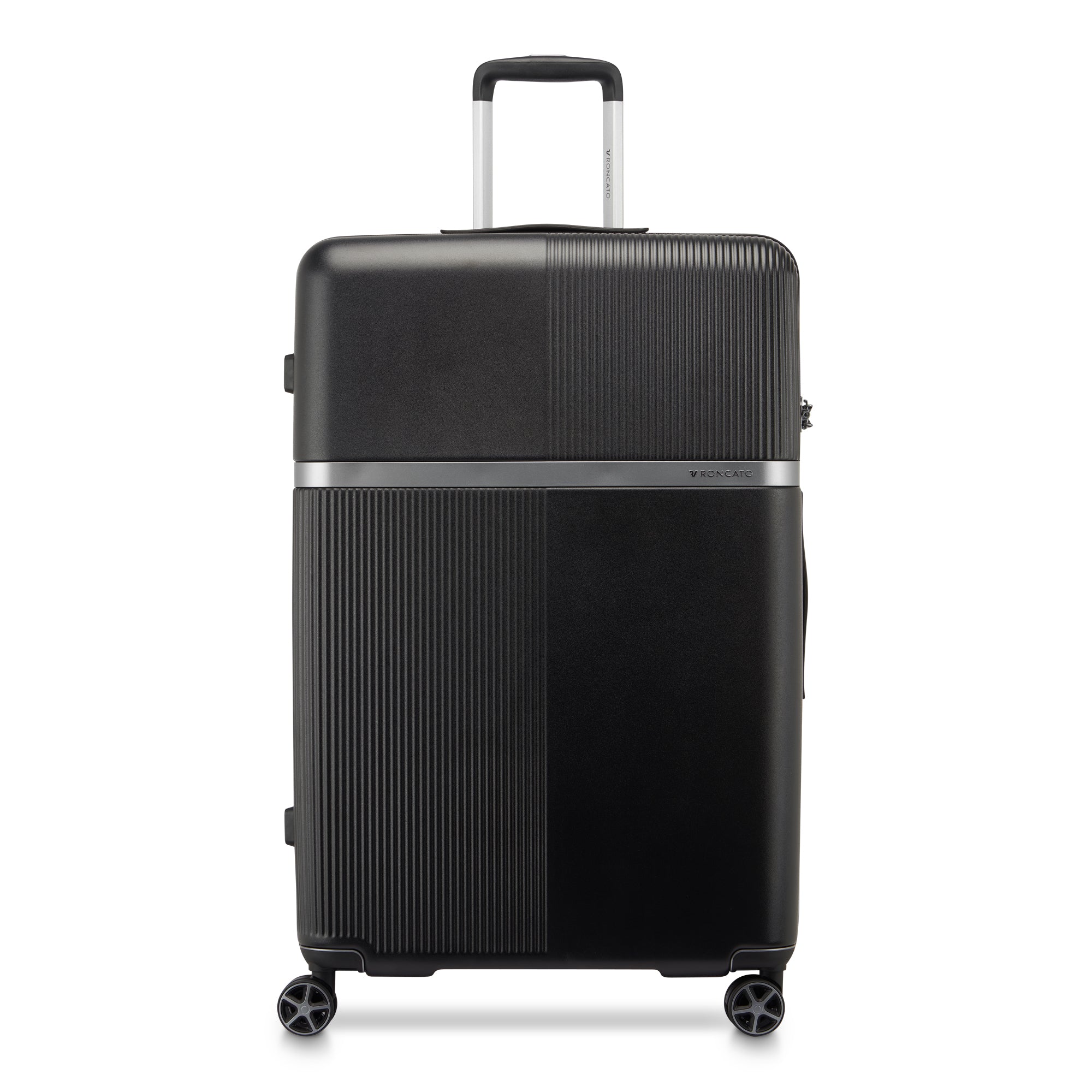 Trolley grande Roncato con scocca rigida e manico telescopico NERO TU | Giò Fashion