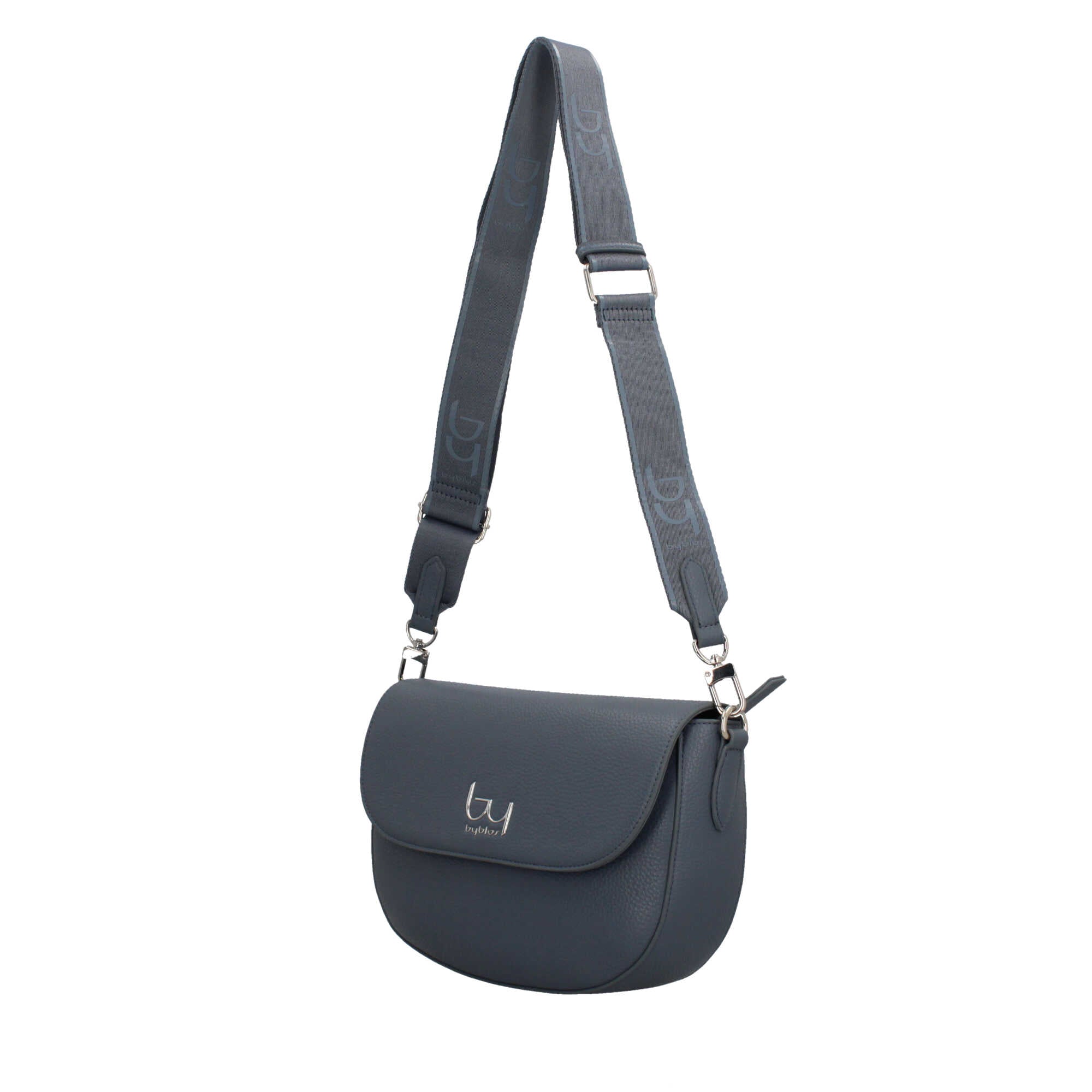Borsa a tracolla By Byblos in ecopelle con design compatto Blu TU | Giò Fashion