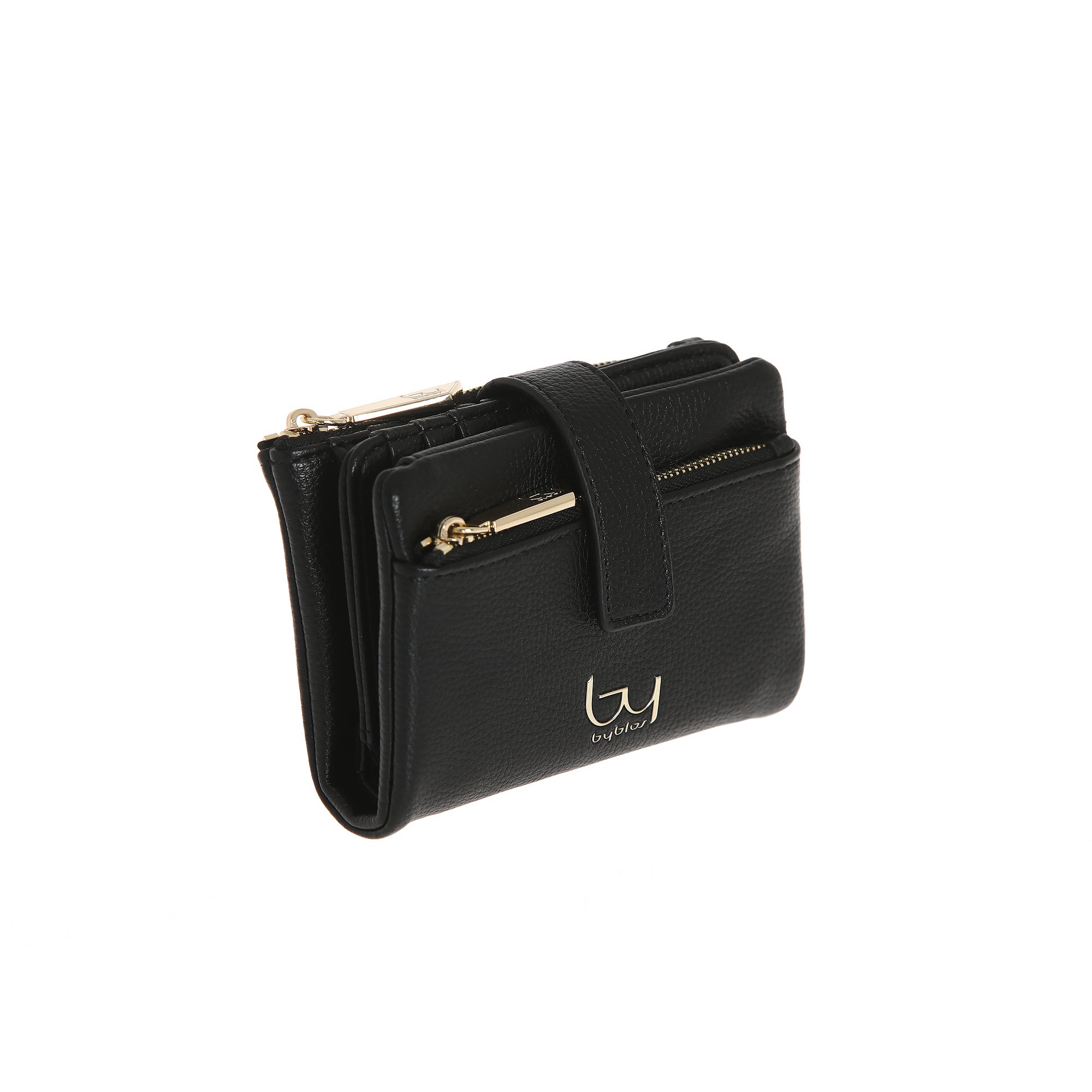 Portafoglio By Byblos elegante con chiusura a bottone NERO TU | Giò Fashion