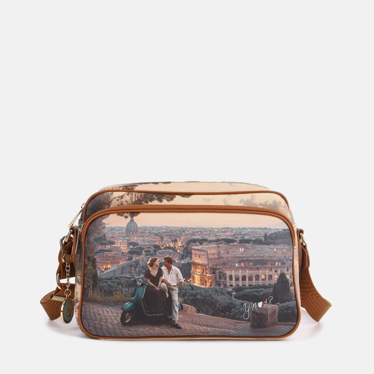 Ynot? Yes Bag Borsa Reporter Donna con Tracolla in Tessuto