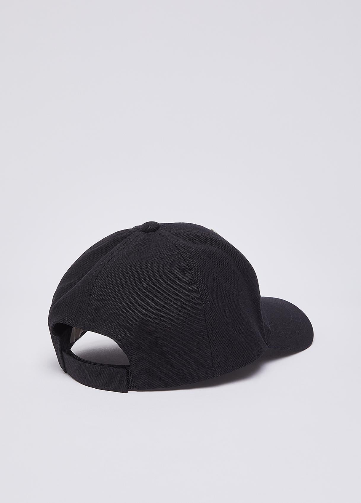 Cappello con visiera Liu Jo donna con logo ricamato Nero TU | Giò Fashion