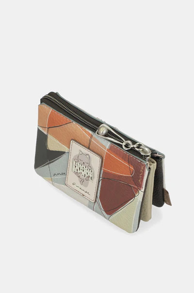 Portamonete donna Anekke compatto con zip organizer Beige TU | Giò Fashion
