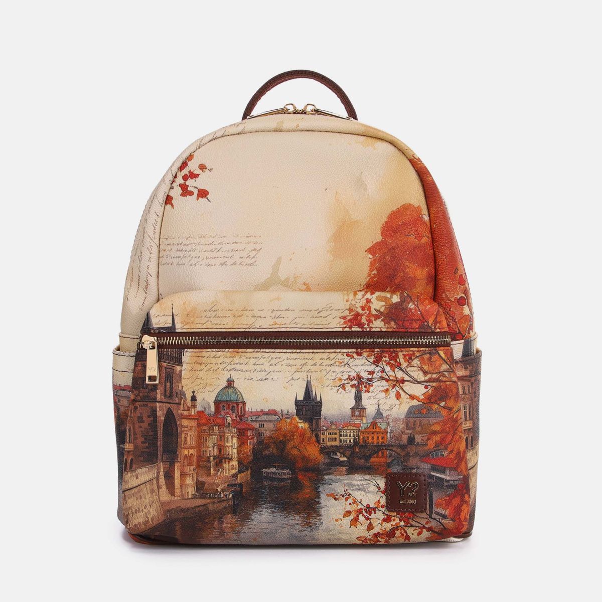 Ynot? Yes Bag Zaino Large Donna con Tasca Frontale