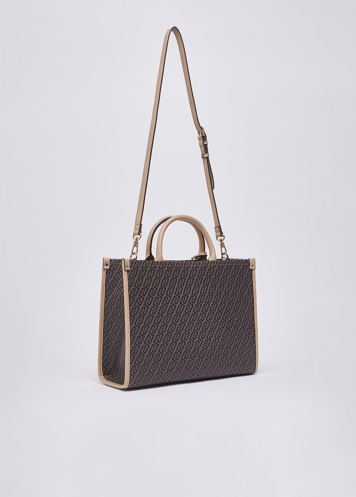 Borsa a mano Liu Jo da donna con tracolla removibile elegante strutturata Marrone TU | Giò Fashion