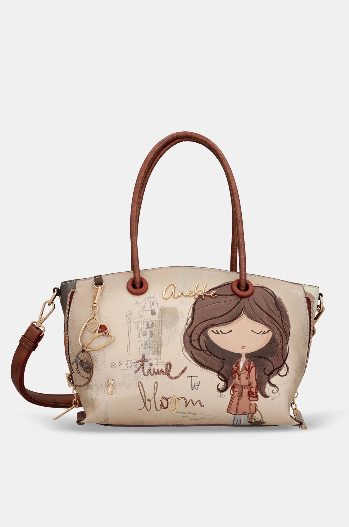 Borsa Donna Anekke Tulip con Manico Corto e Tracolla