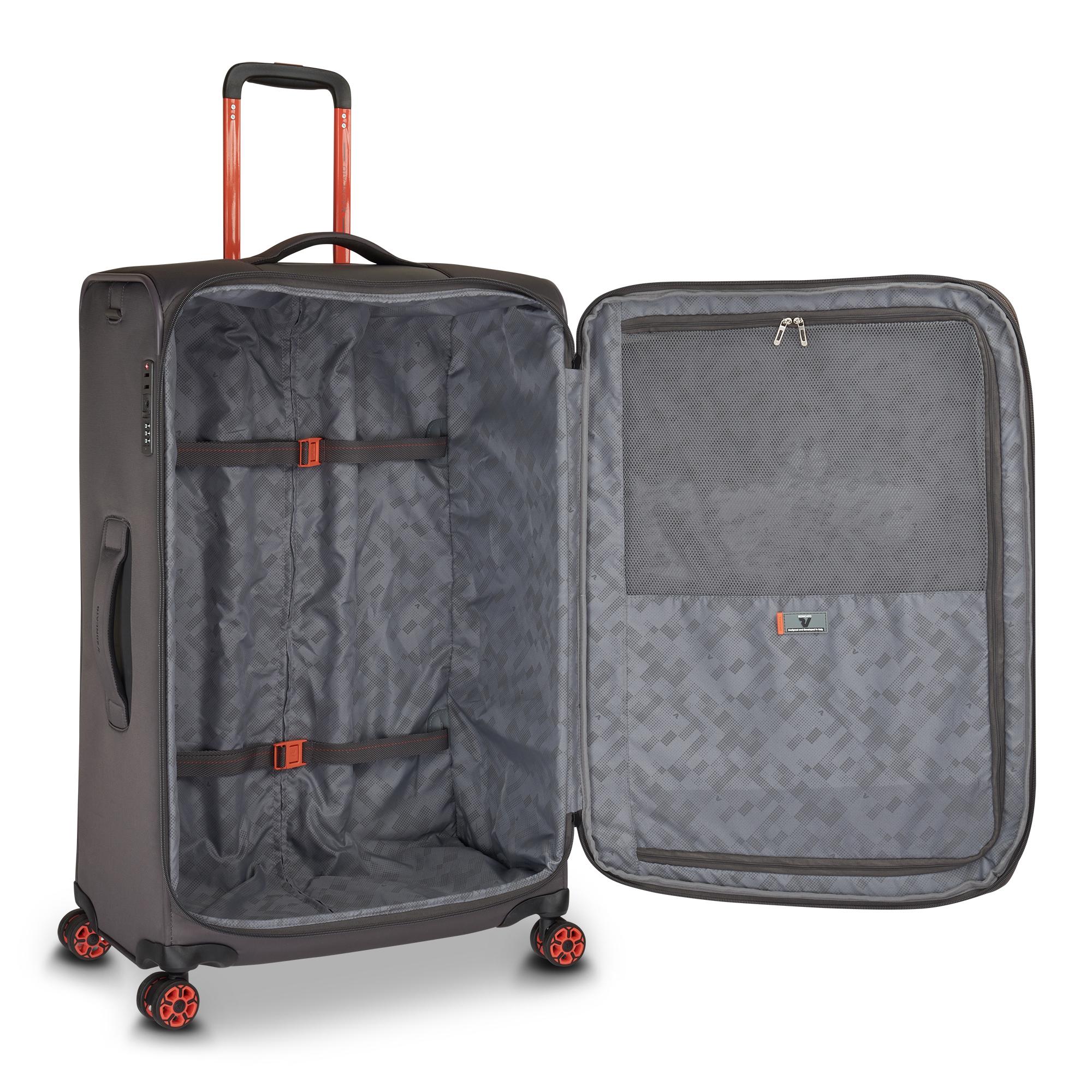 Trolley Grande Roncato 77cm - Valigia Spaziosa e Robusta Grigio TU | Giò Fashion