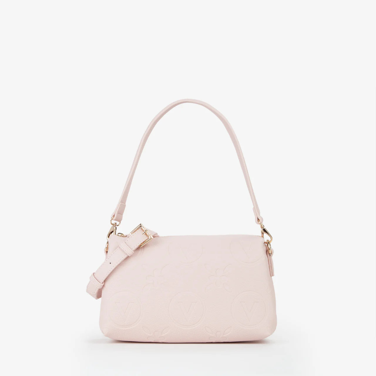 Valentino borsa a spalla Samba piccola con doppio manico Rosa TU | Giò Fashion