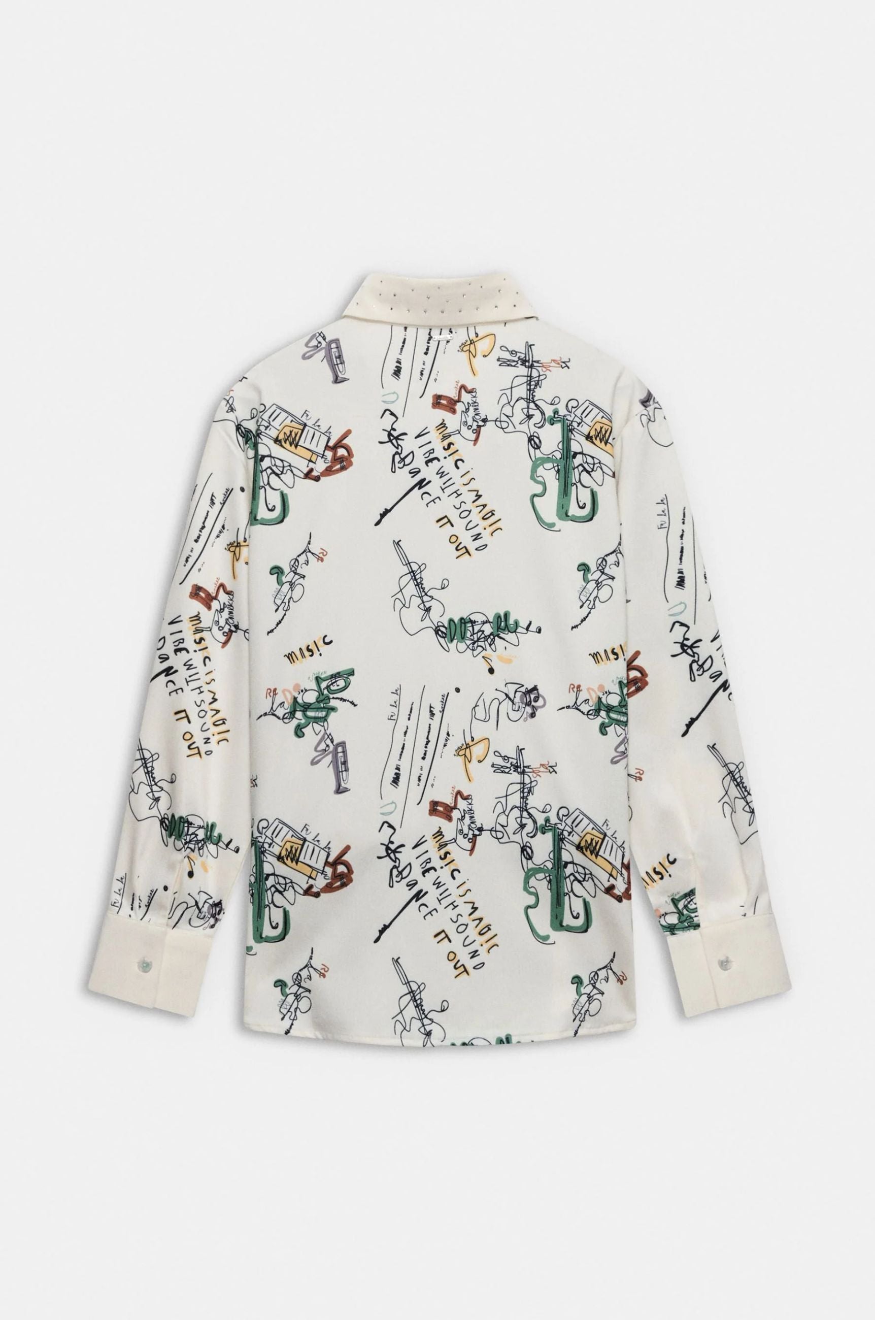 Camicia Donna Anekke con Stampa Artistica e Illustrazioni Decorative