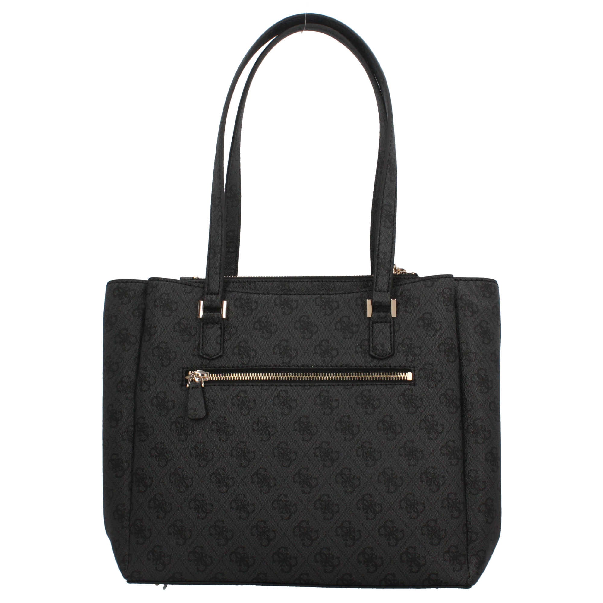 Borsa a mano Guess elegante con dettagli metallici NERO TU | Giò Fashion