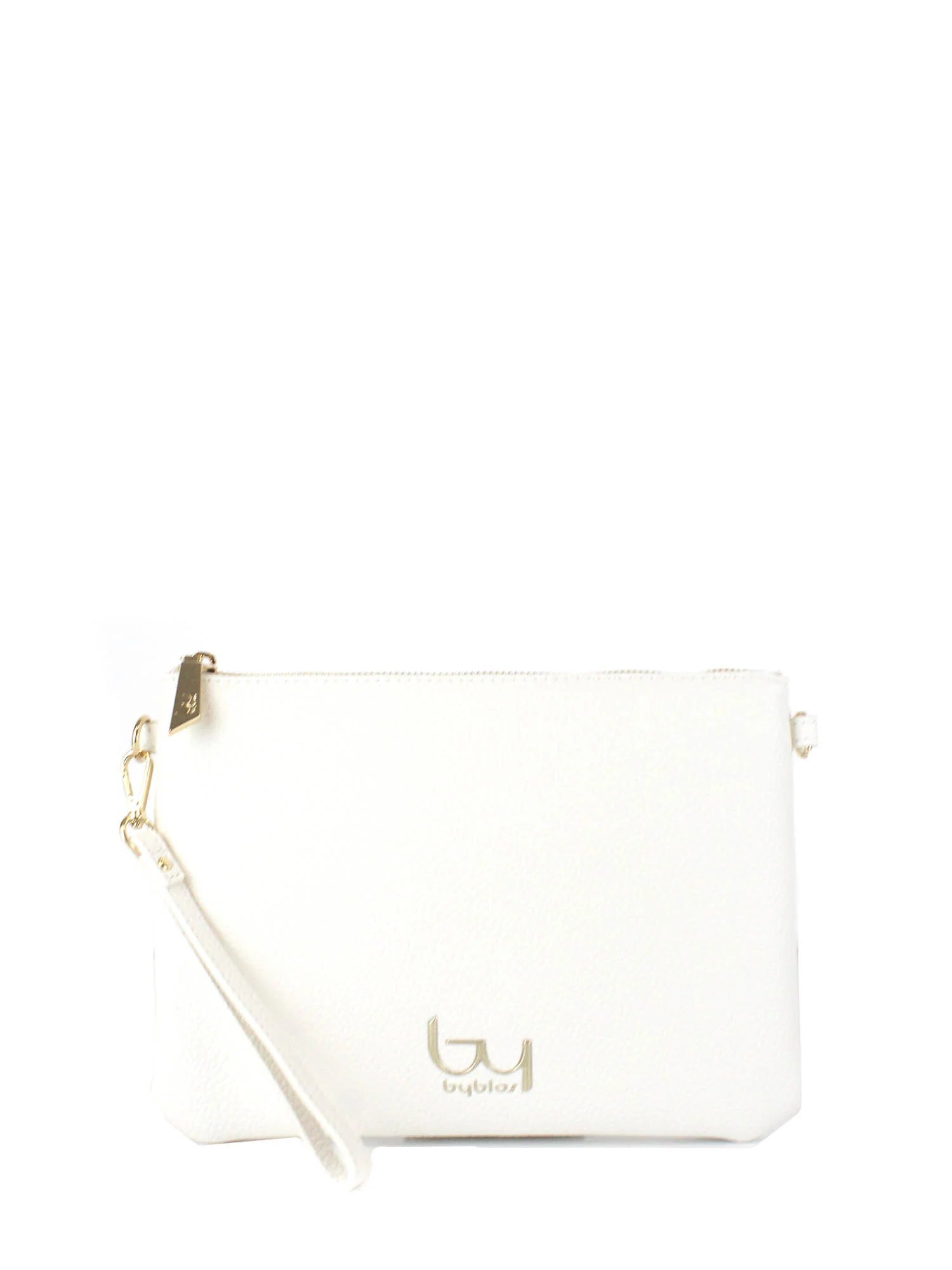By Byblos pochette donna in ecopelle con tracolla removibile Bianco TU | Giò Fashion
