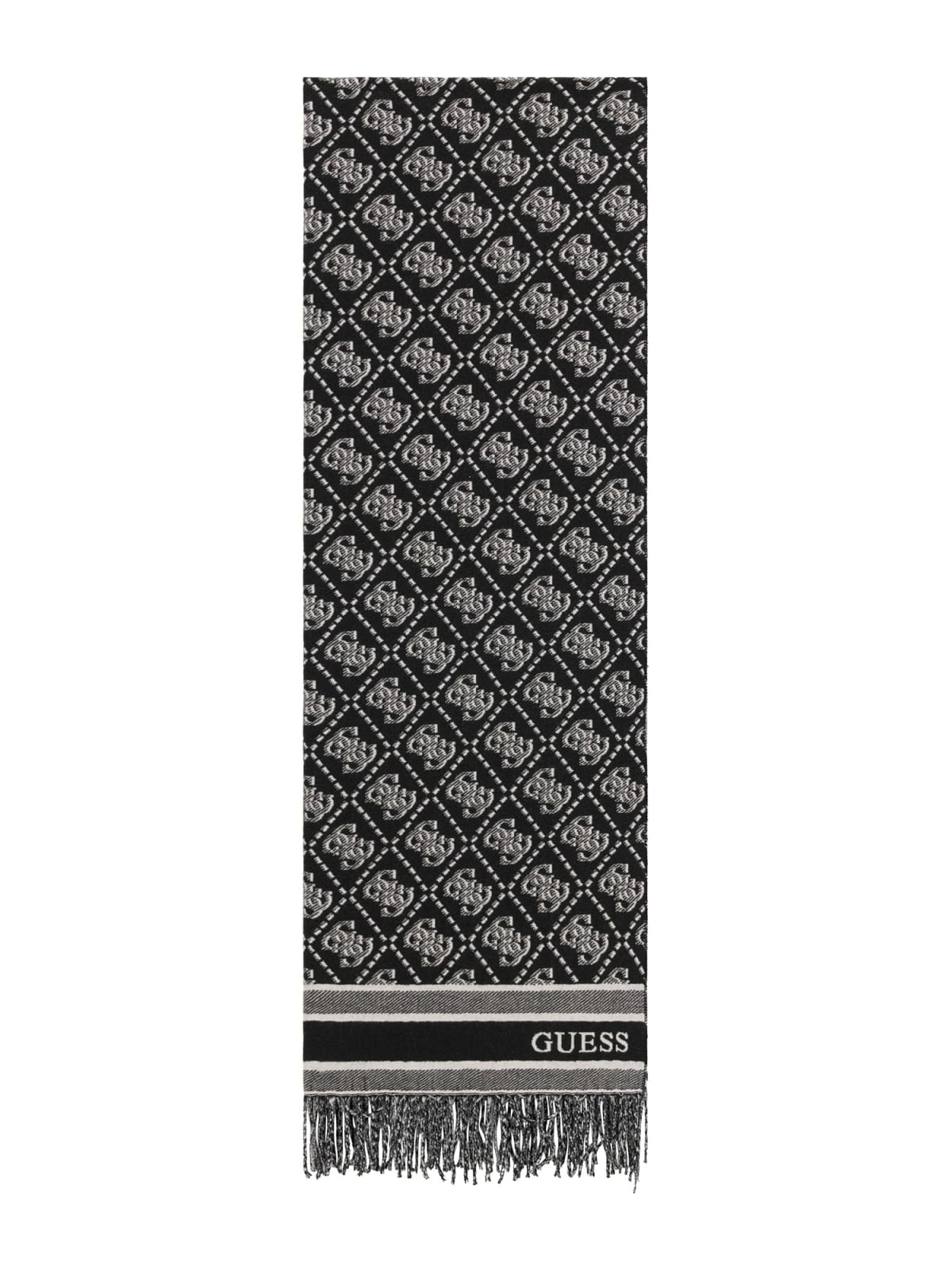 Sciarpa Guess Donna con Motivo Logo e Frange