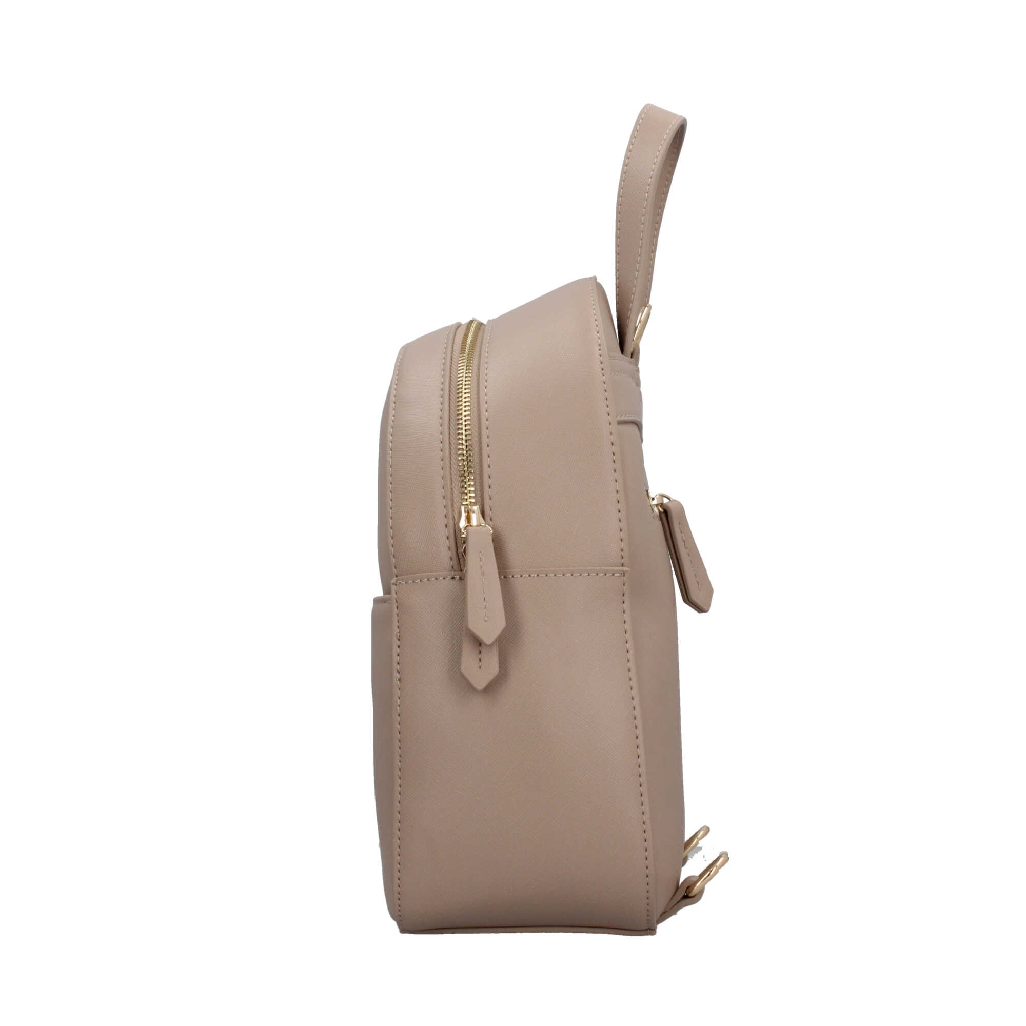 Valentino zaino Zero Re compatto con tasche e finiture eleganti Beige TU | Giò Fashion