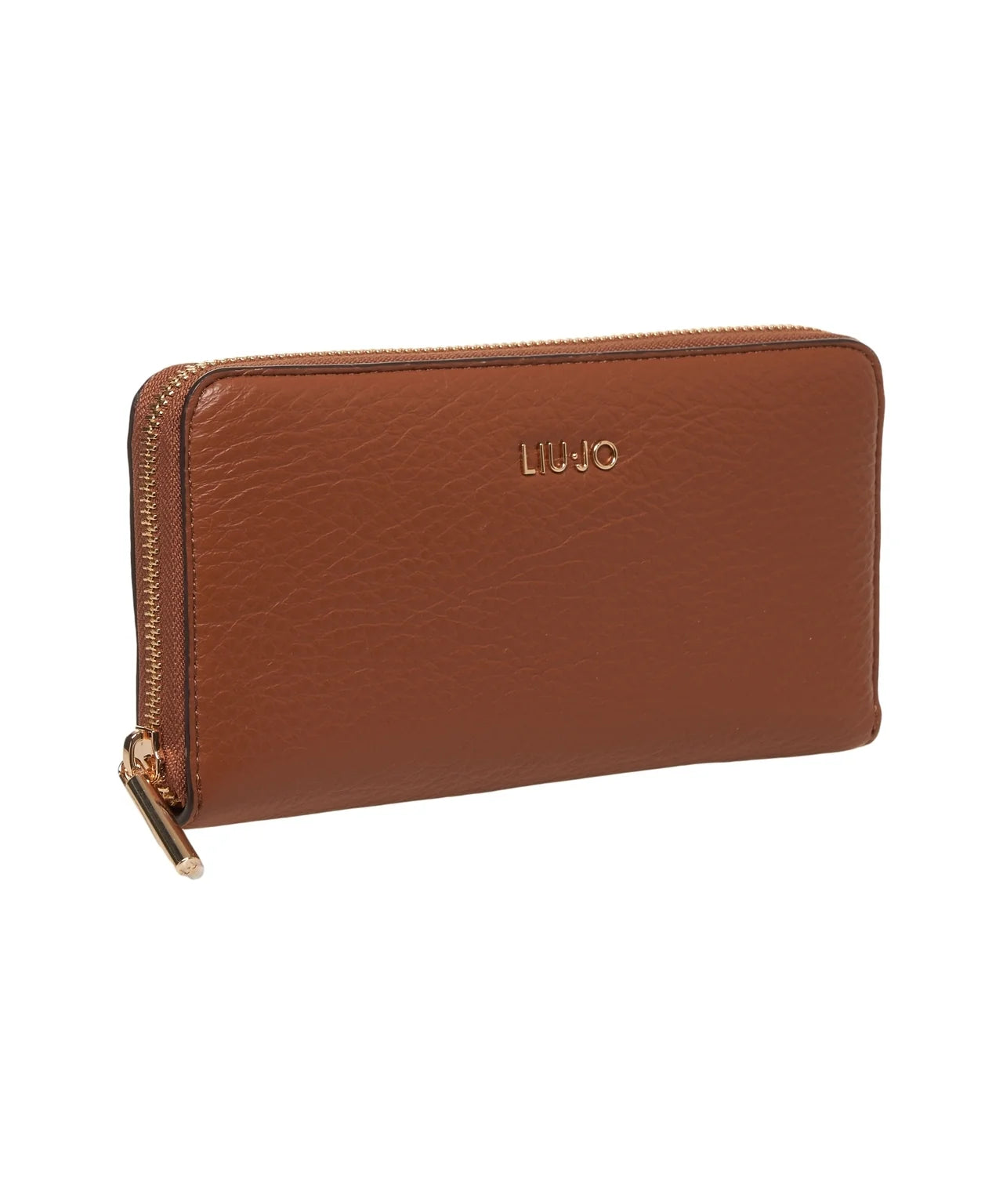Portafoglio Liu Jo lungo con zip CUOIO TU | Giò Fashion