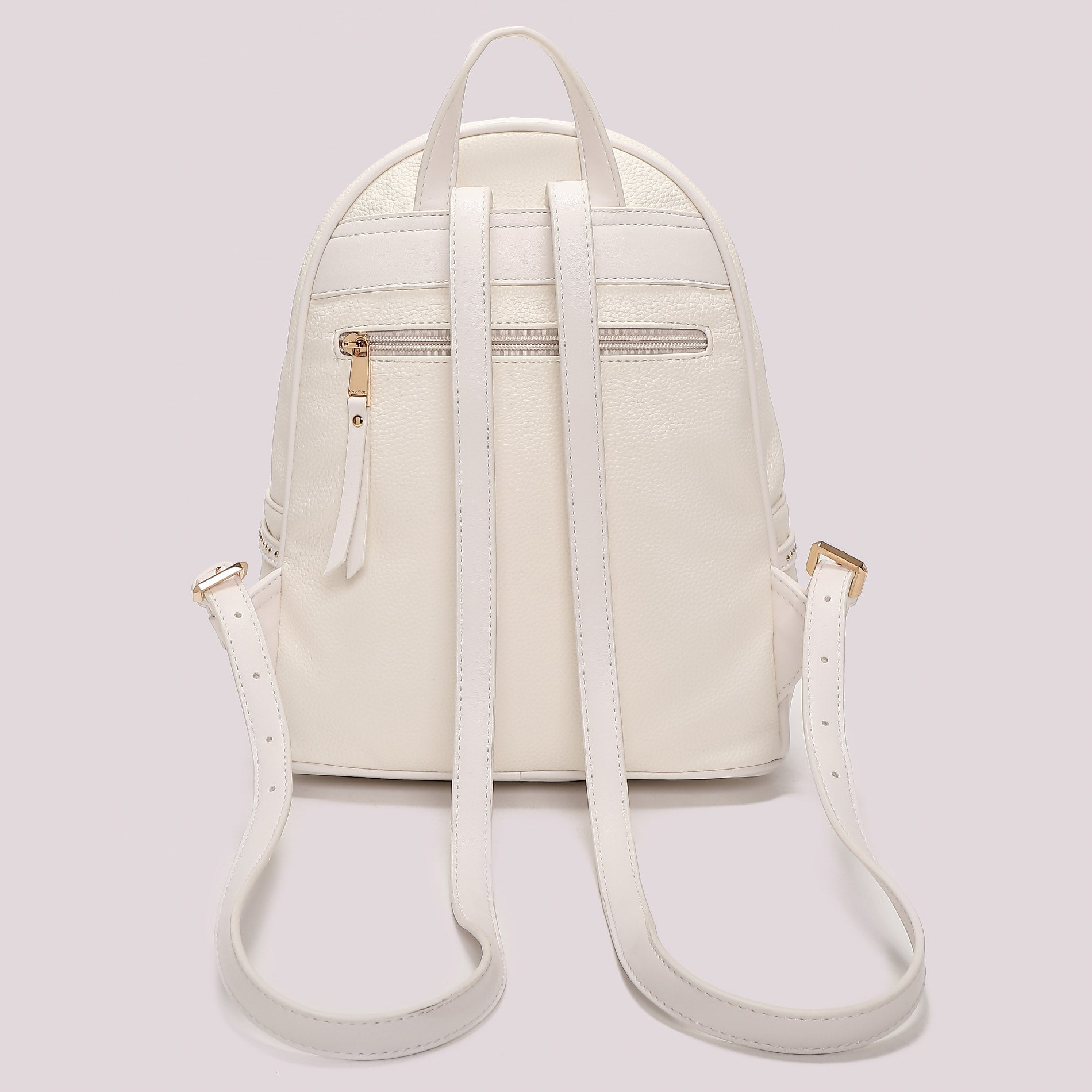 Zaino donna Mimi Mua elegante con zip doppia e dettaglio cintura