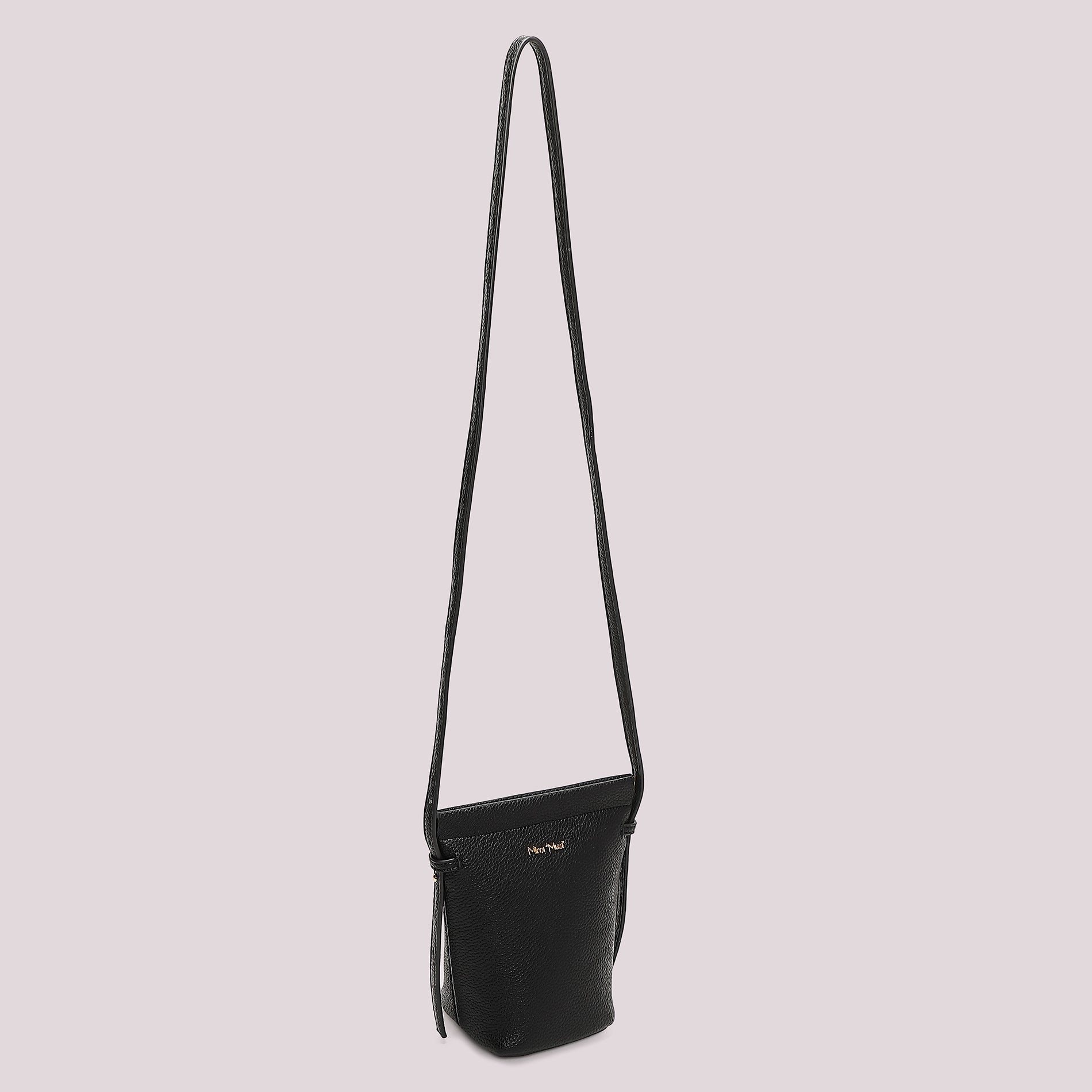 Borsa tracolla donna Mimi Mua compatta con design minimal elegante Nero TU | Giò Fashion