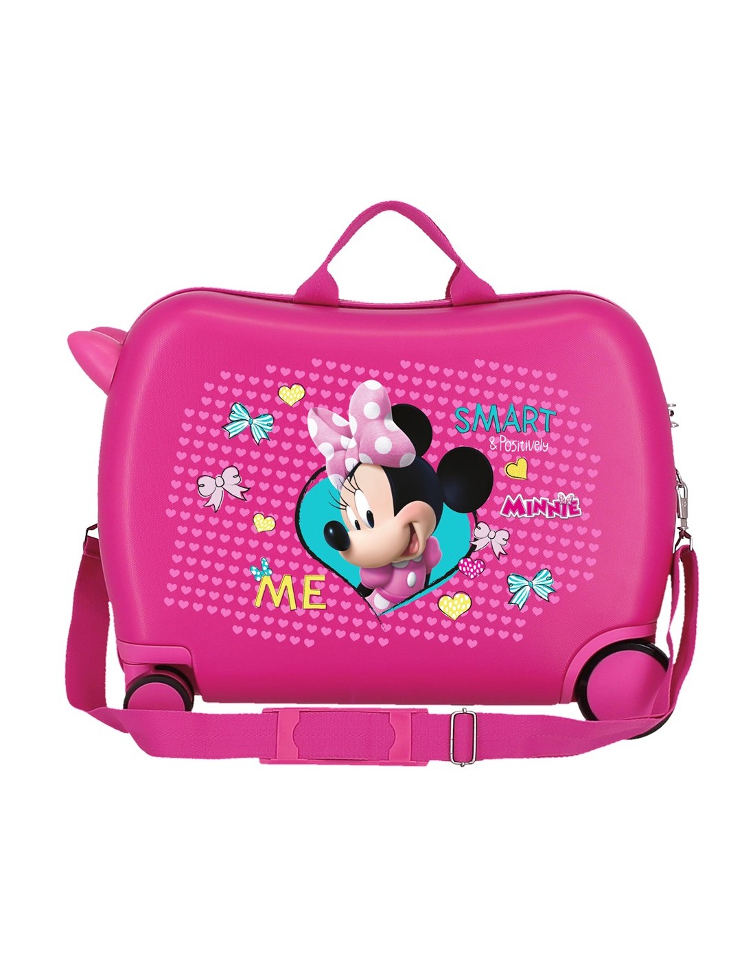 Disney Minnie Mouse Trolley Bambina Valigia Rigida in ABS 34 Litri