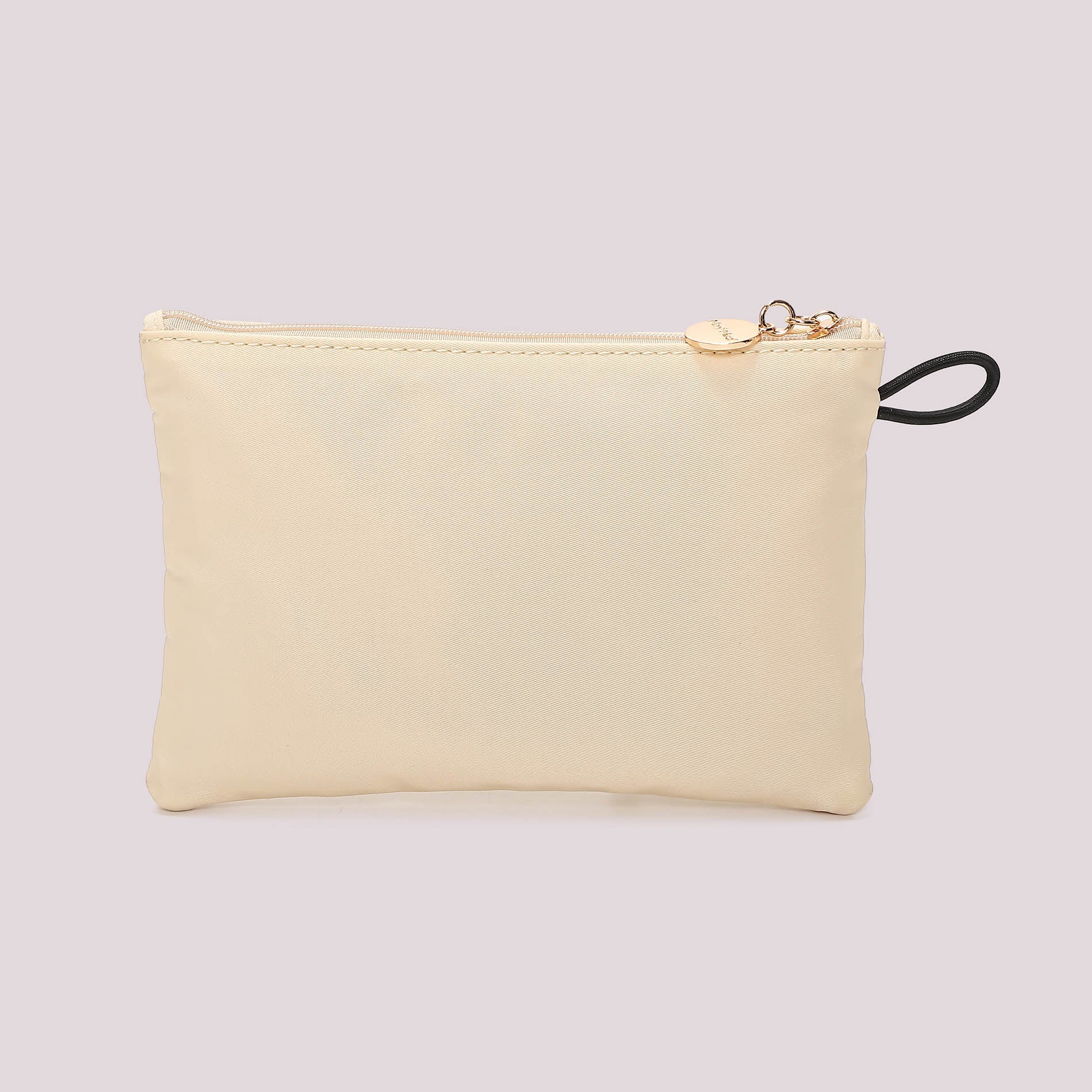 Mimi Mua pochette organizer donna con doppia zip PANNA TU | Giò Fashion