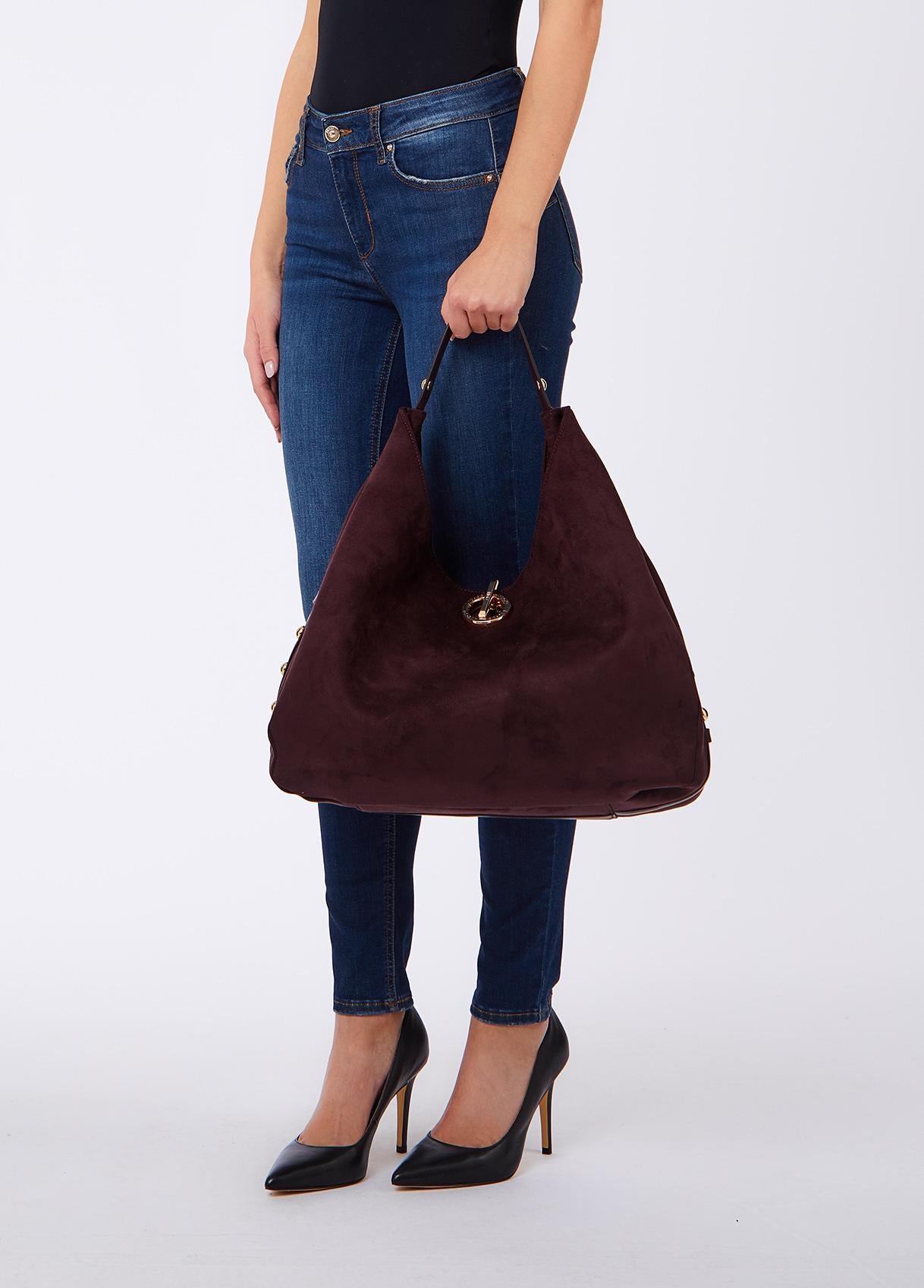 Liu Jo Borsa Hobo Grande Donna con Borchie
