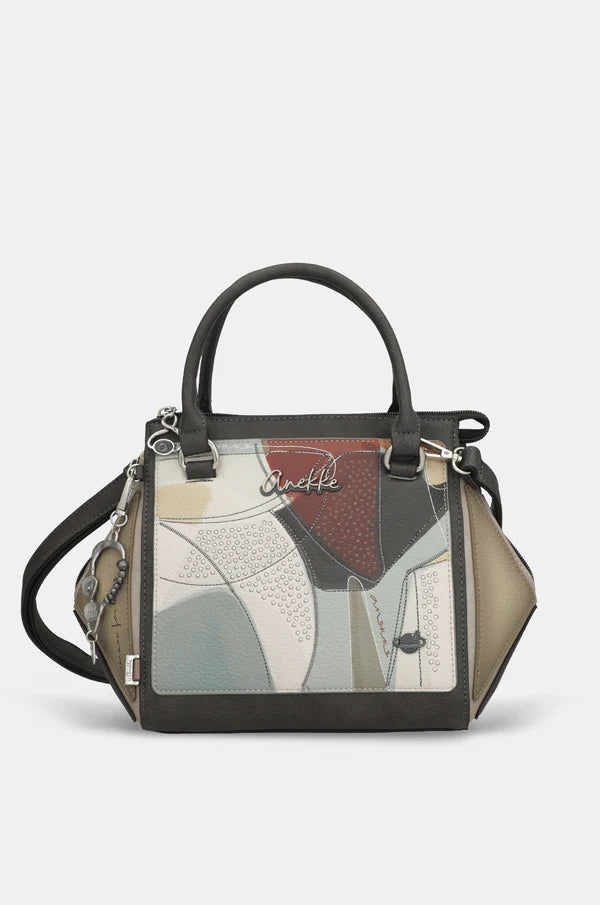 Borsa Anekke Donna a Mano con Tracolla Regolabile e Chiusura Zip Verde TU | Giò Fashion
