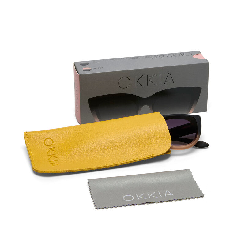 OKKIA Silvia Occhiali da Sole Donna Cat Eye Oversize con Protezione UV400