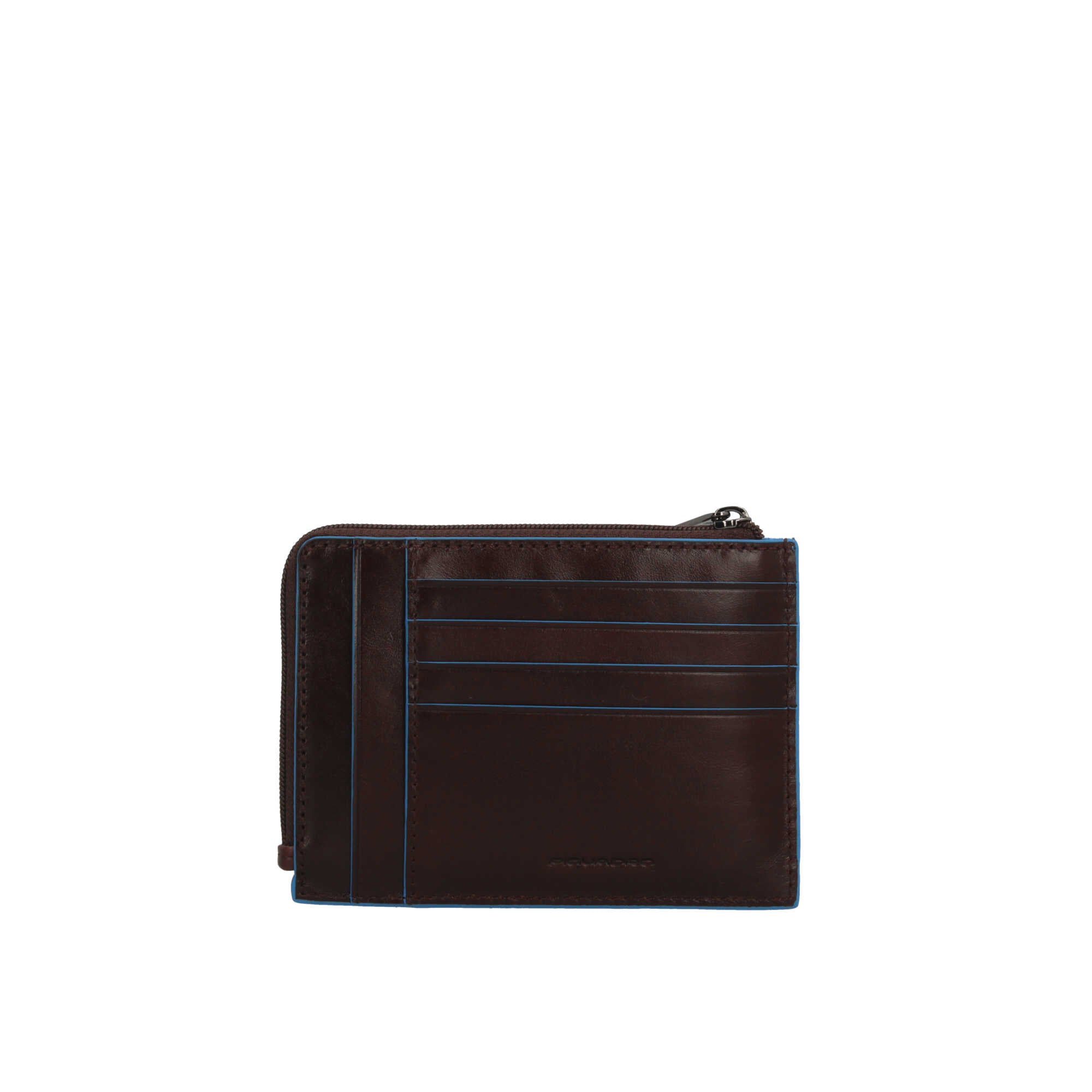 Porta carte in pelle Piquadro con tasca zip