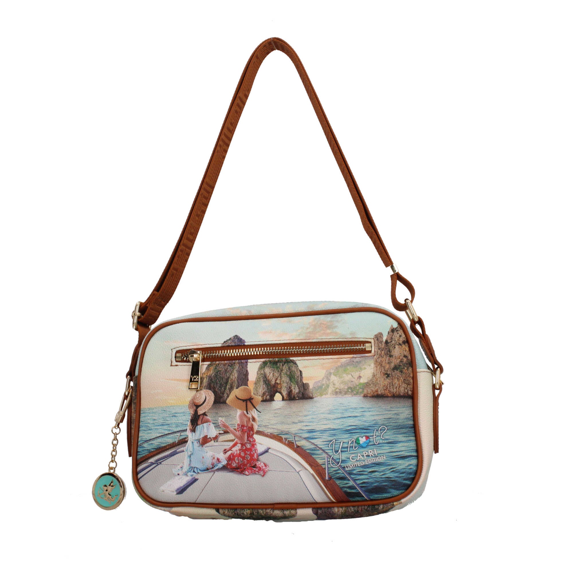 Ynot? Borsa a Tracolla Regolabile Donna Edizione Limitata NAPOLI TU | Giò Fashion