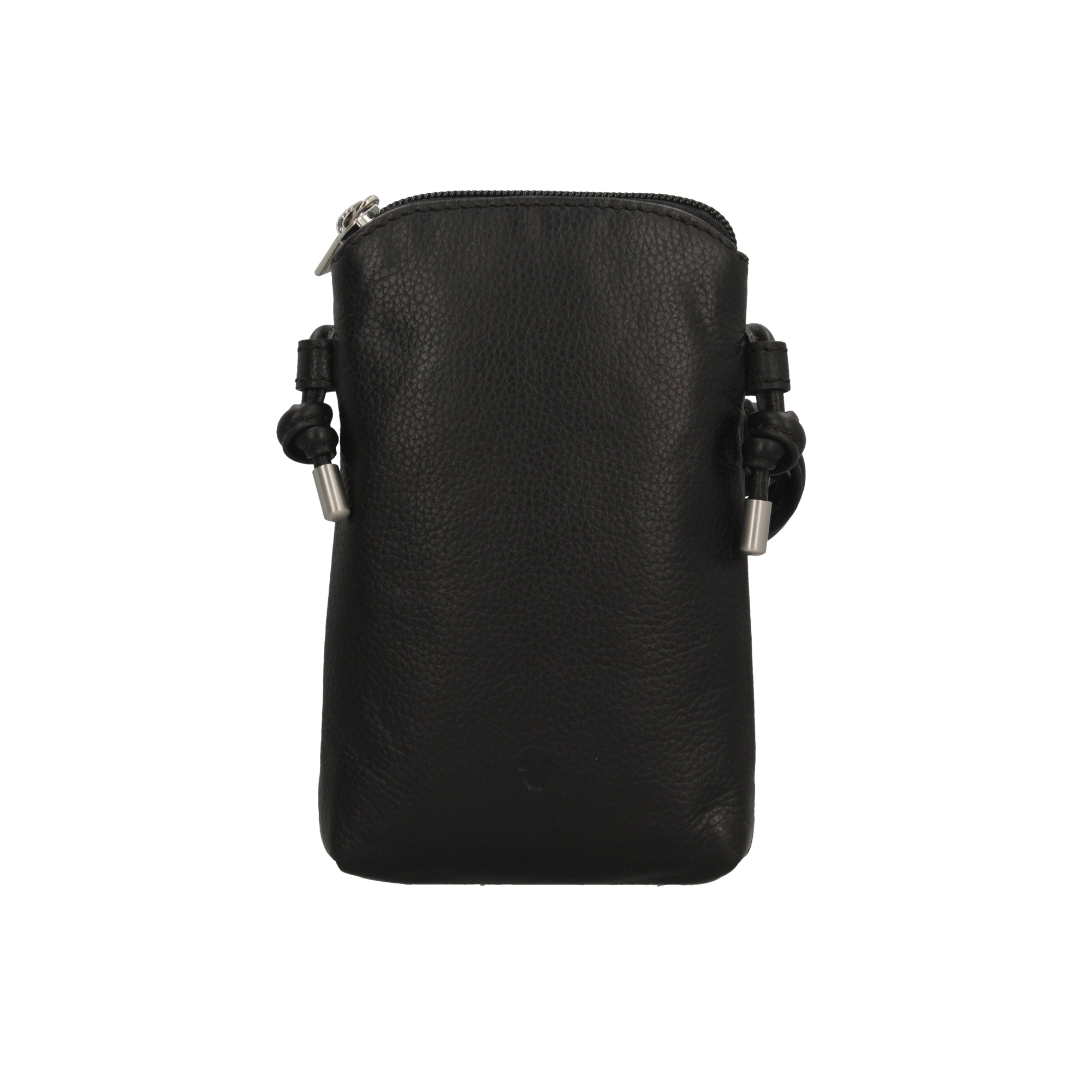 Tracolla Roncato compatta porta smartphone in pelle con laccio regolabile NERO TU | Giò Fashion