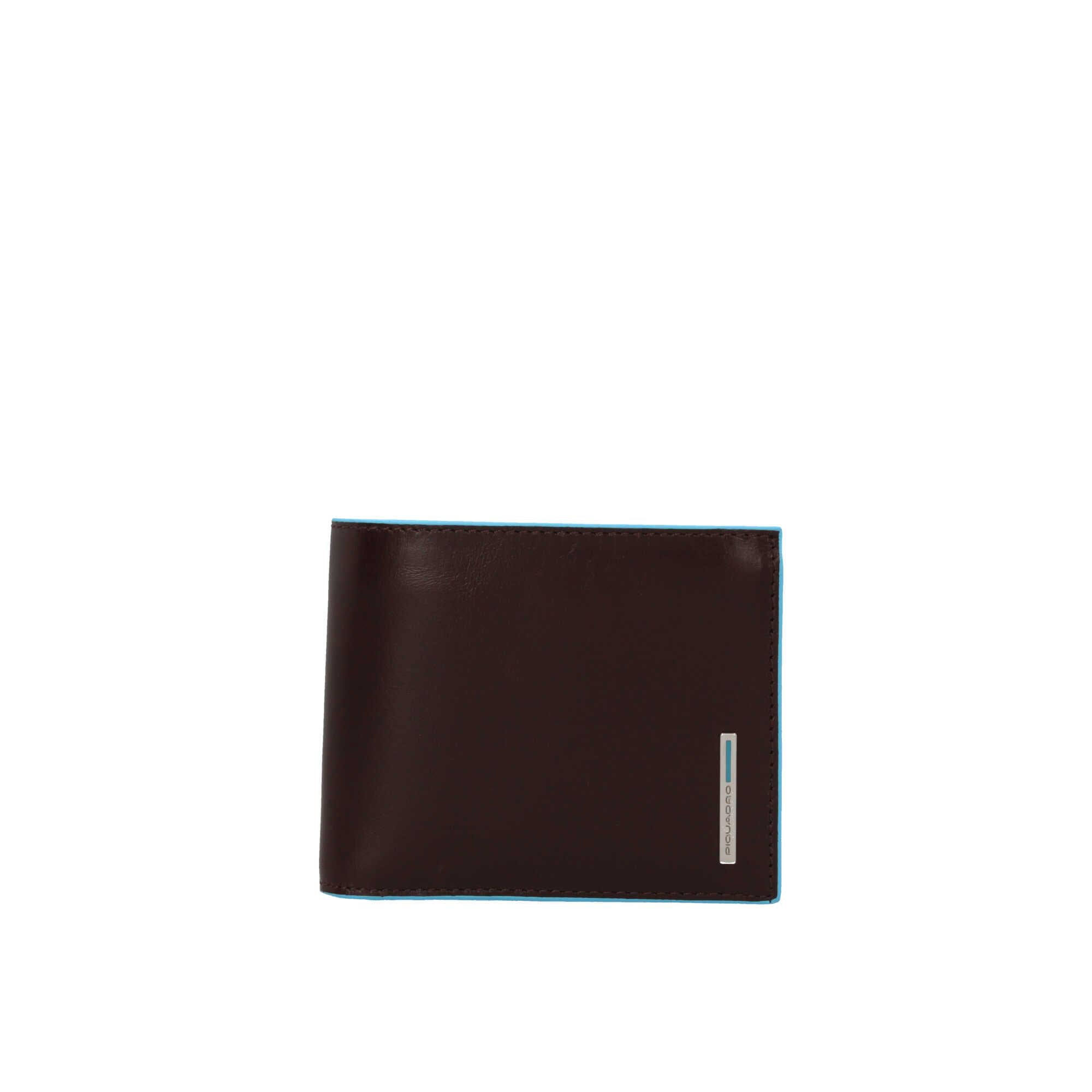 Portafoglio Piquadro in pelle con porta carte e scomparto portamonete MOGANO TU | Giò Fashion