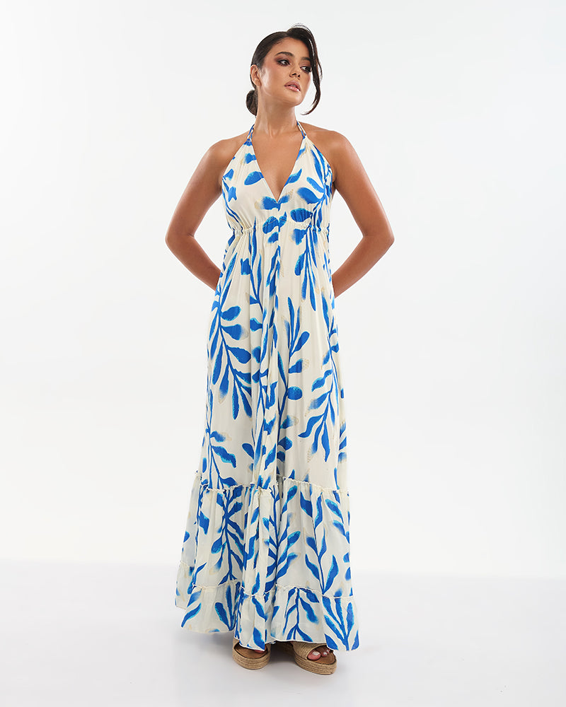 Ble Resort Collection Abito Lungo con Dettagli