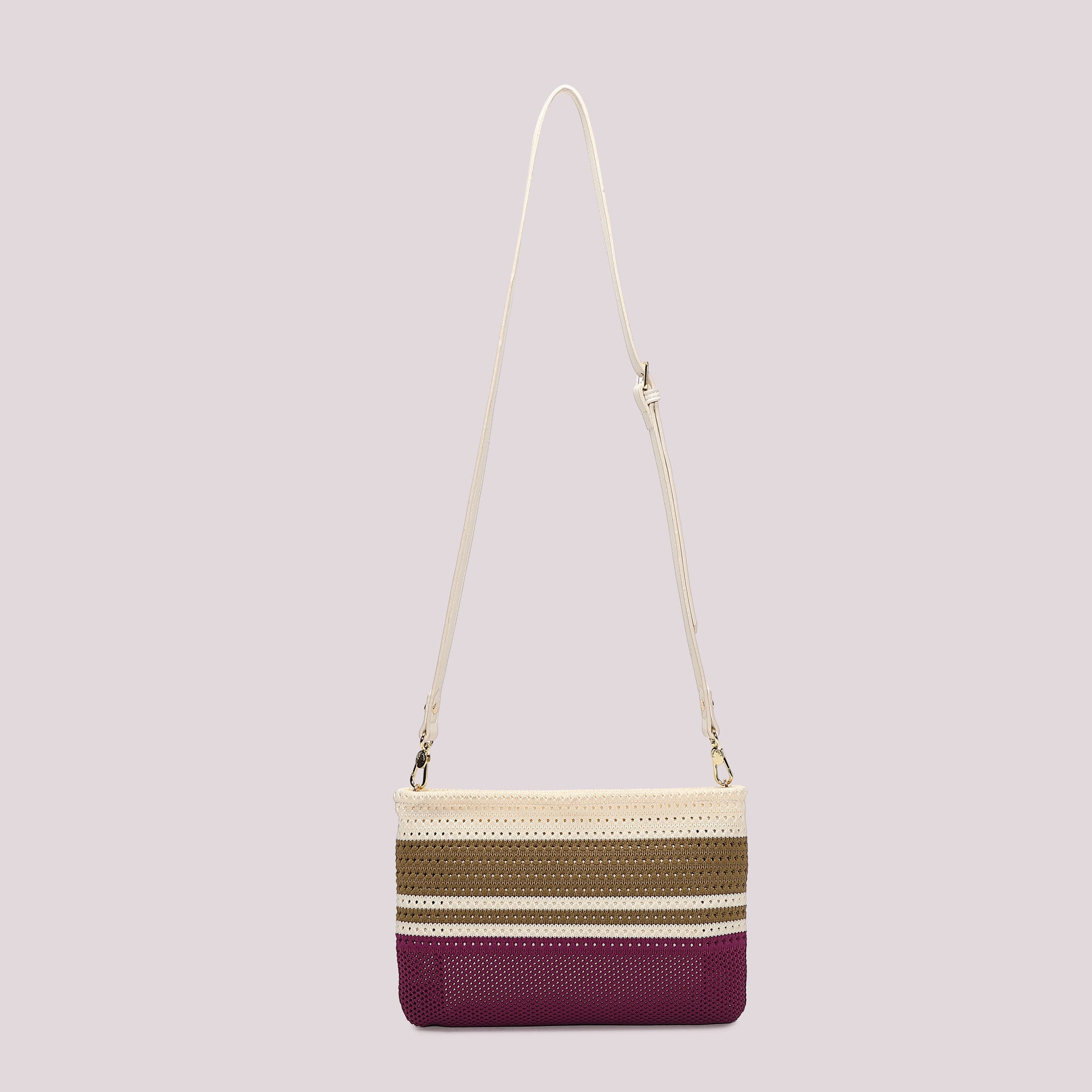 Borsa a tracolla Mimi Mua in tessuto lavorato con design estivo e tracolla regolabile VINO TU | Giò Fashion