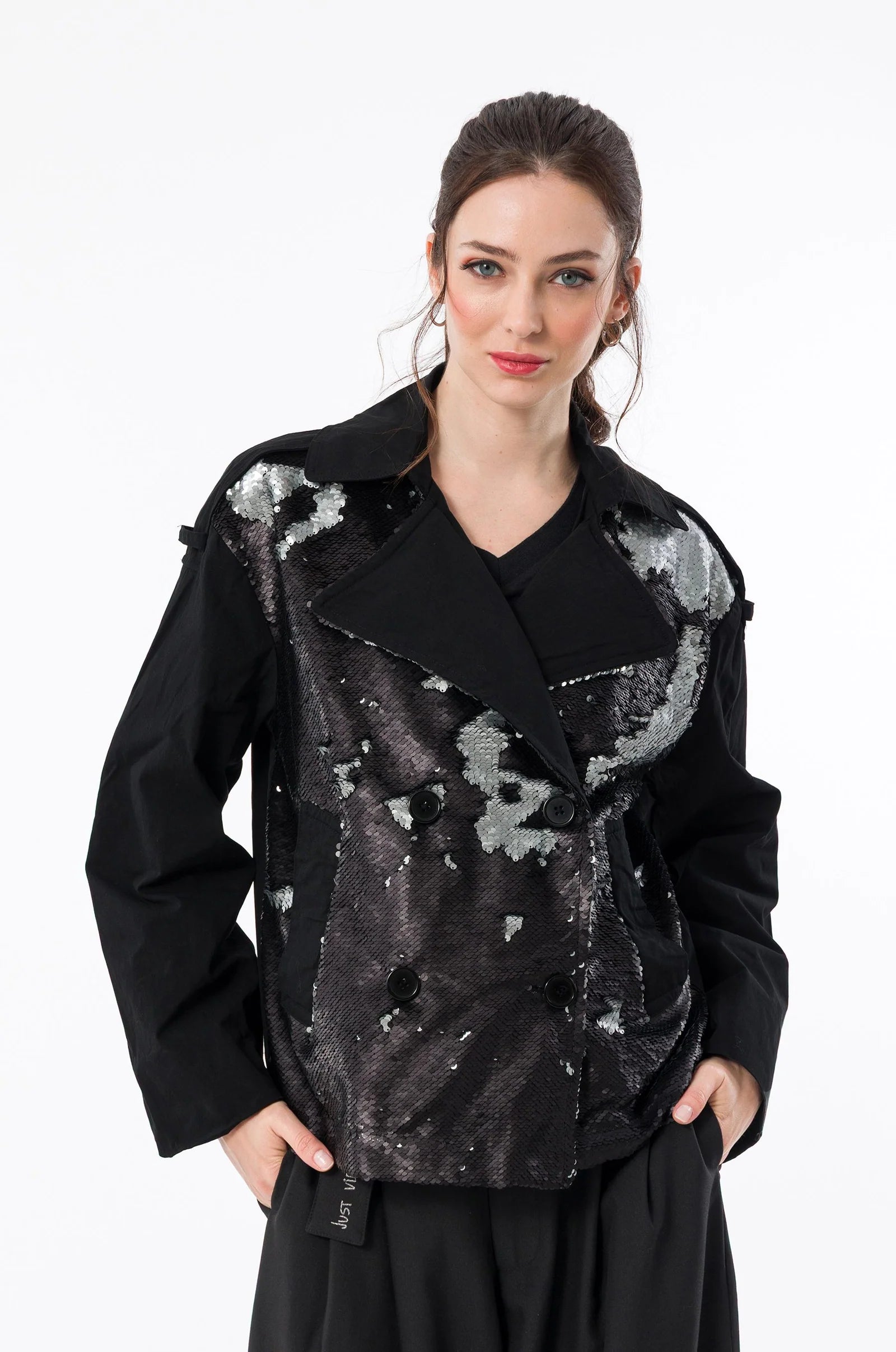 Giacca Donna Anekke con Paillettes e Dettagli Luminosi