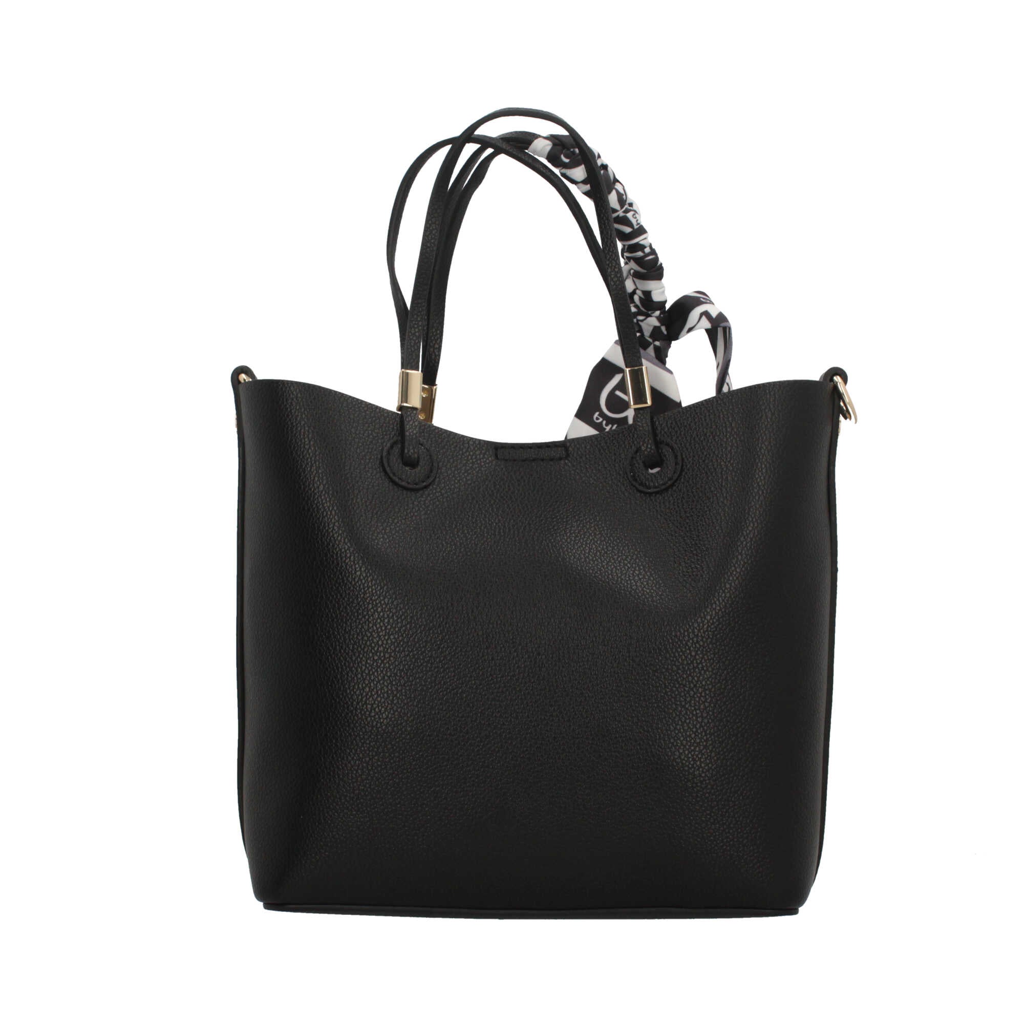Borsa a mano con foulard removibile By Byblos Nero TU | Giò Fashion