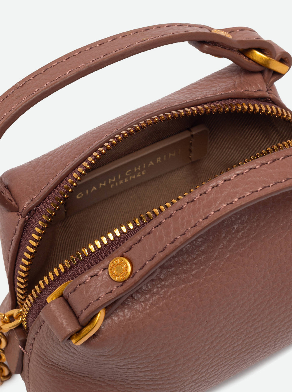 Charm Gianni Chiarini Dua in Vera Pelle Martellata – Accessorio per Borsa