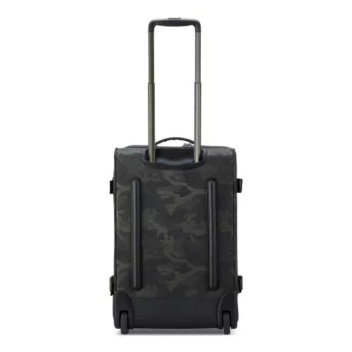 Trolley cabina compatto con ruote e manico telescopico pratico CAMOUFLAGE TU | Giò Fashion