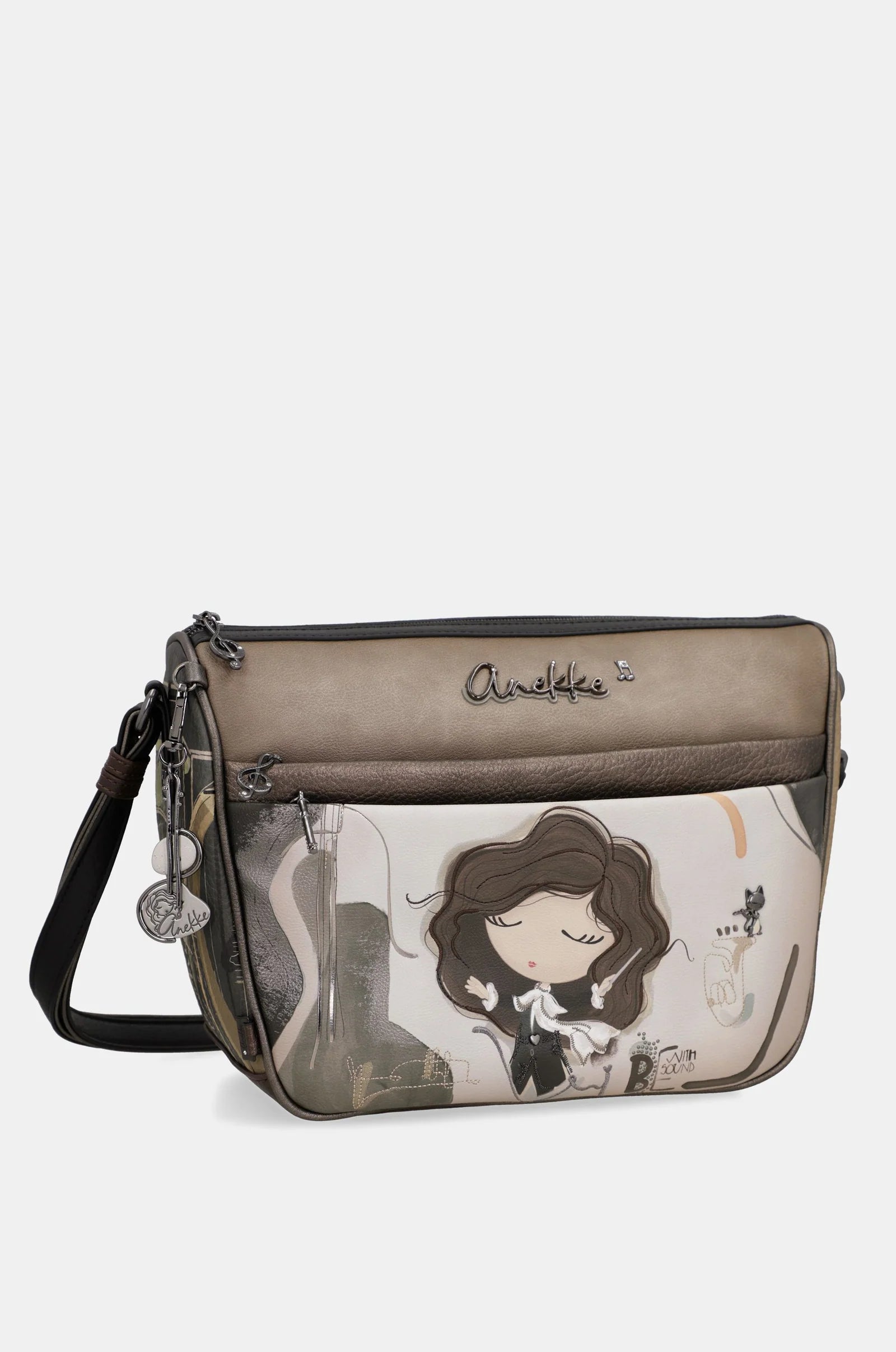 Borsa a Tracolla Grande Donna Anekke con Tasche