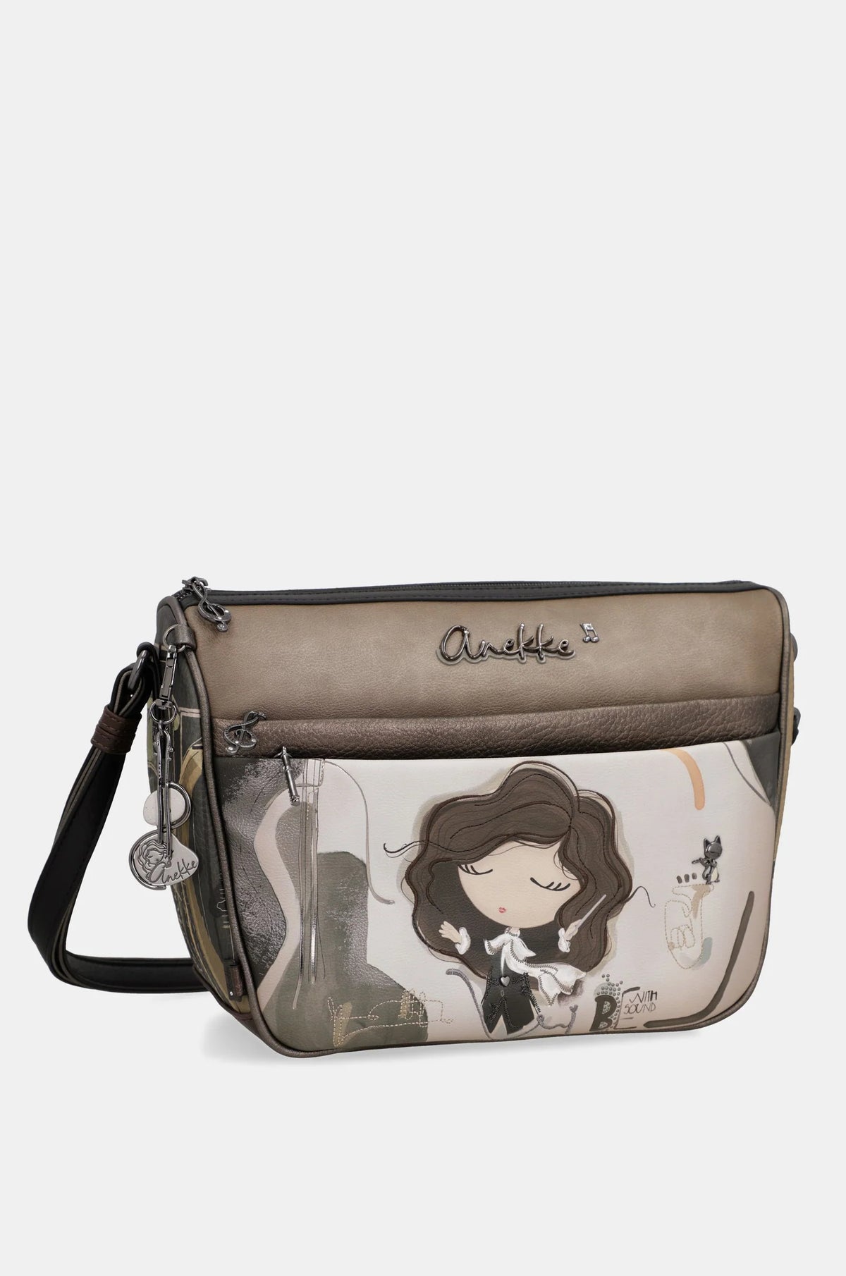 Borsa a Tracolla Grande Donna Anekke con Tasche