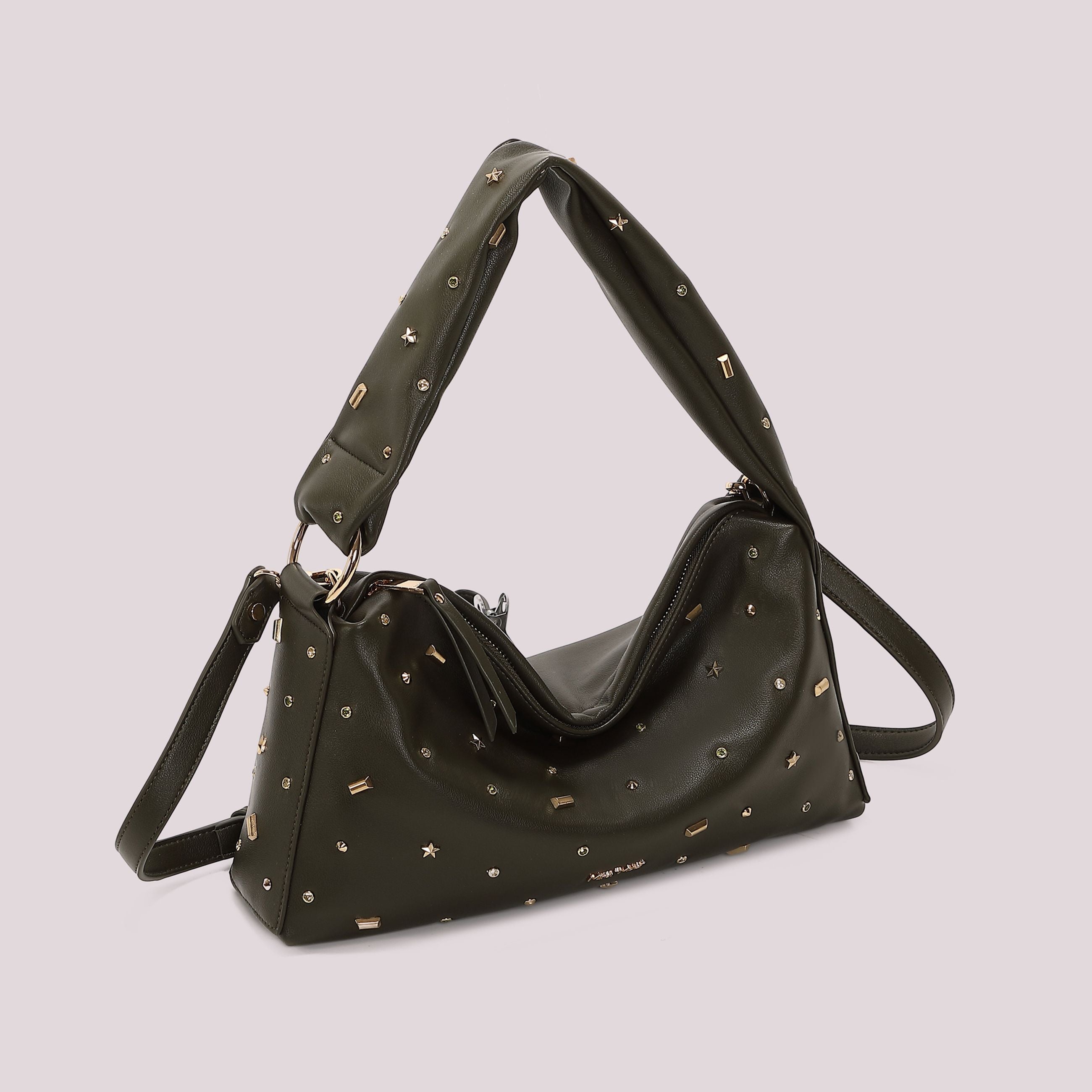 Borsa a Braccio Donna Mimi Mua con Applicazioni