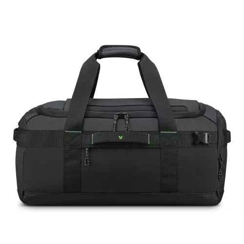Borsone viaggio capiente con tracolla e tasche multifunzione NERO TU | Giò Fashion