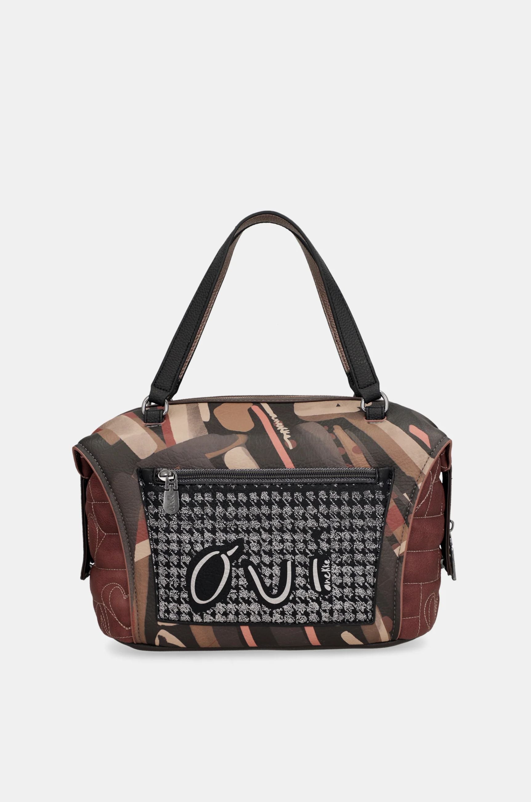 Borsa a spalla Anekke City Moments con doppio manico e tracolla Nero TU | Giò Fashion