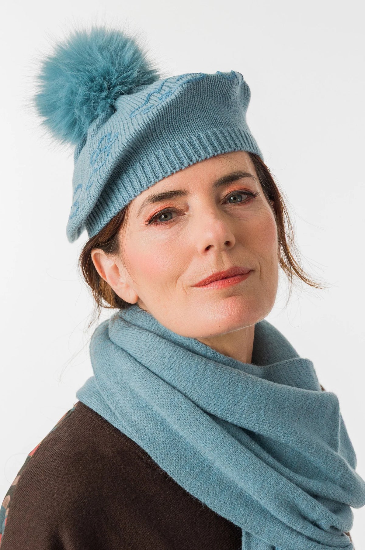 Basco Donna Anekke in Maglia con Pompon