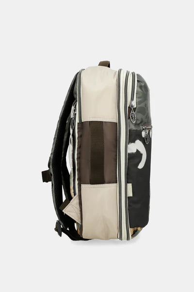 Zaino grande Anekke donna da viaggio con tasche Grigio TU | Giò Fashion
