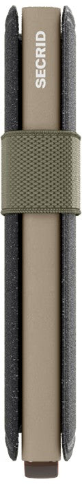 Portafoglio Secrid Miniwallet BLi Black Olive compatto con protezione RFID Verde TU | Giò Fashion
