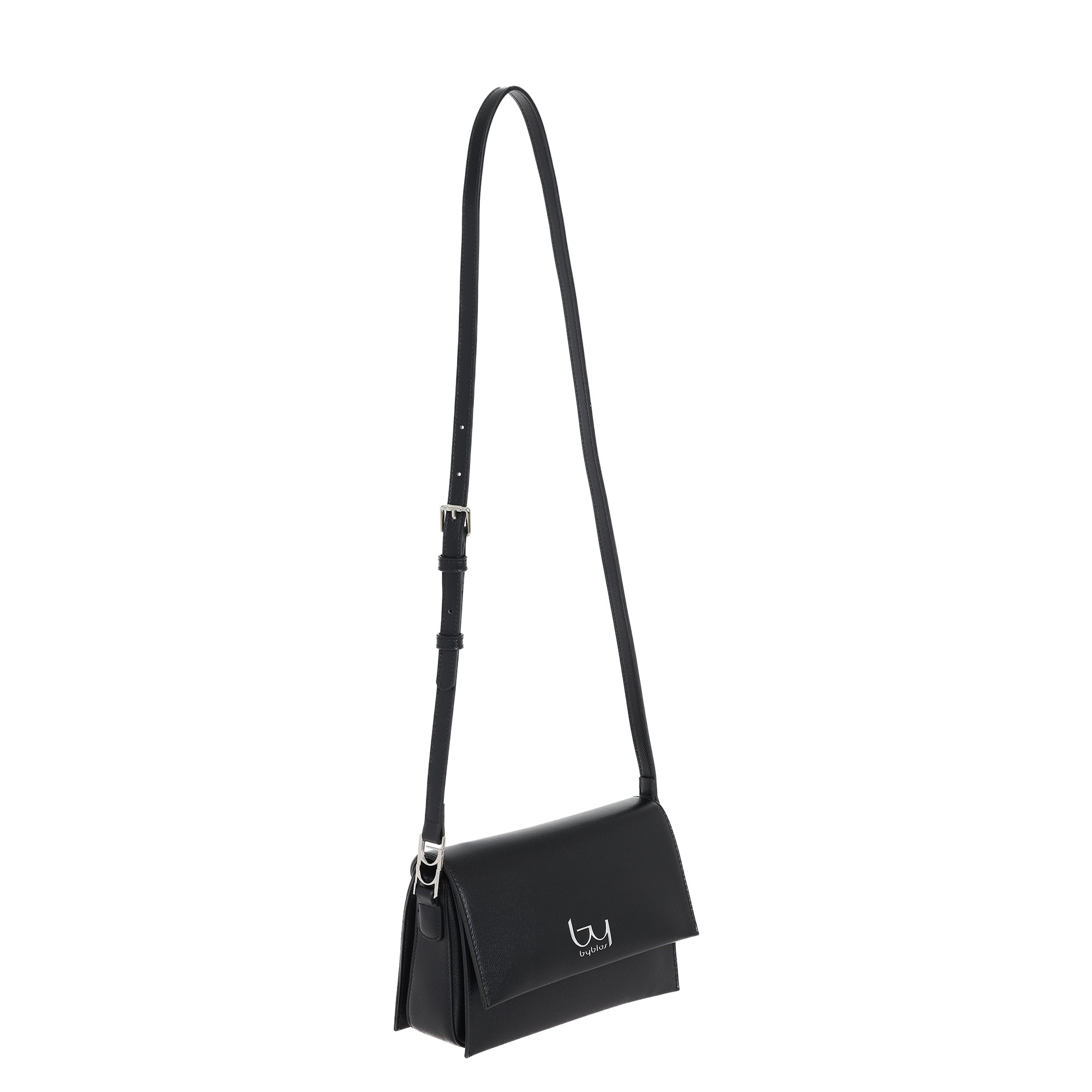 Borsa a Tracolla Donna By Byblos con Patta e Logo Metallico