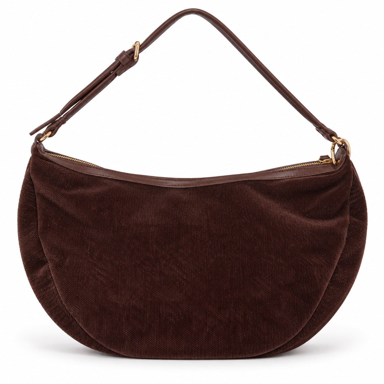 Borsa Hobo Kuvé in Velluto con Charm