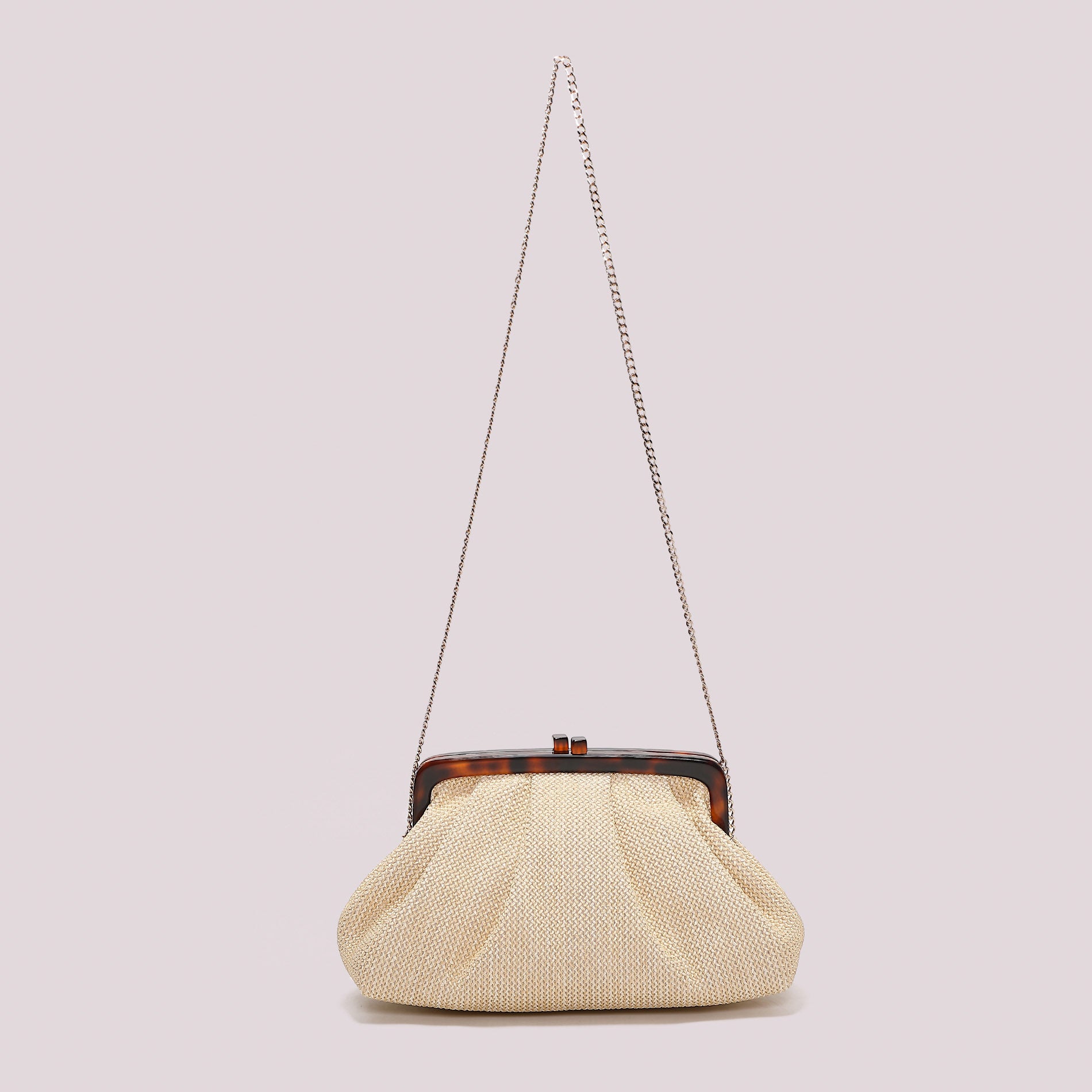 Borsa a Mano Mimi Mua Rafia PANNA TU | Giò Fashion